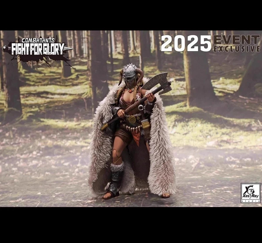 Xesray Studio Fight for Glory Combatants Exclusive Gold Hildr 1/12 in Stock New