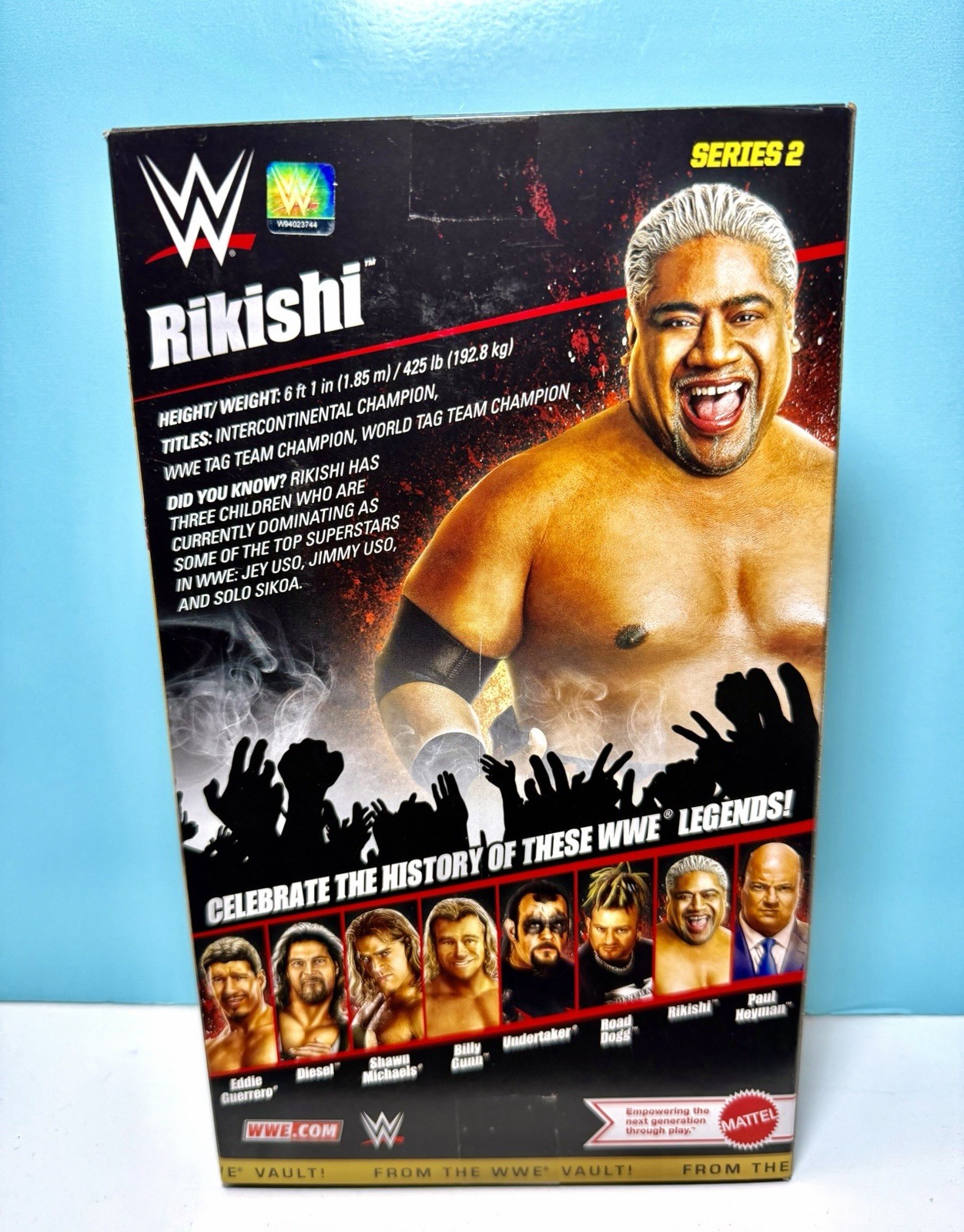 2024 WWE Elite Collection From The Vault Series 2 – RIKISHI (WWE Tag Team Champ)