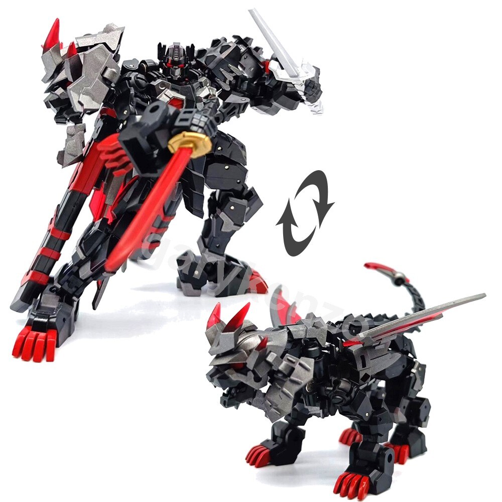 CD-01B Lion Beast Wars Black Action Figure Deformabl Robot Kids Transforming Toy