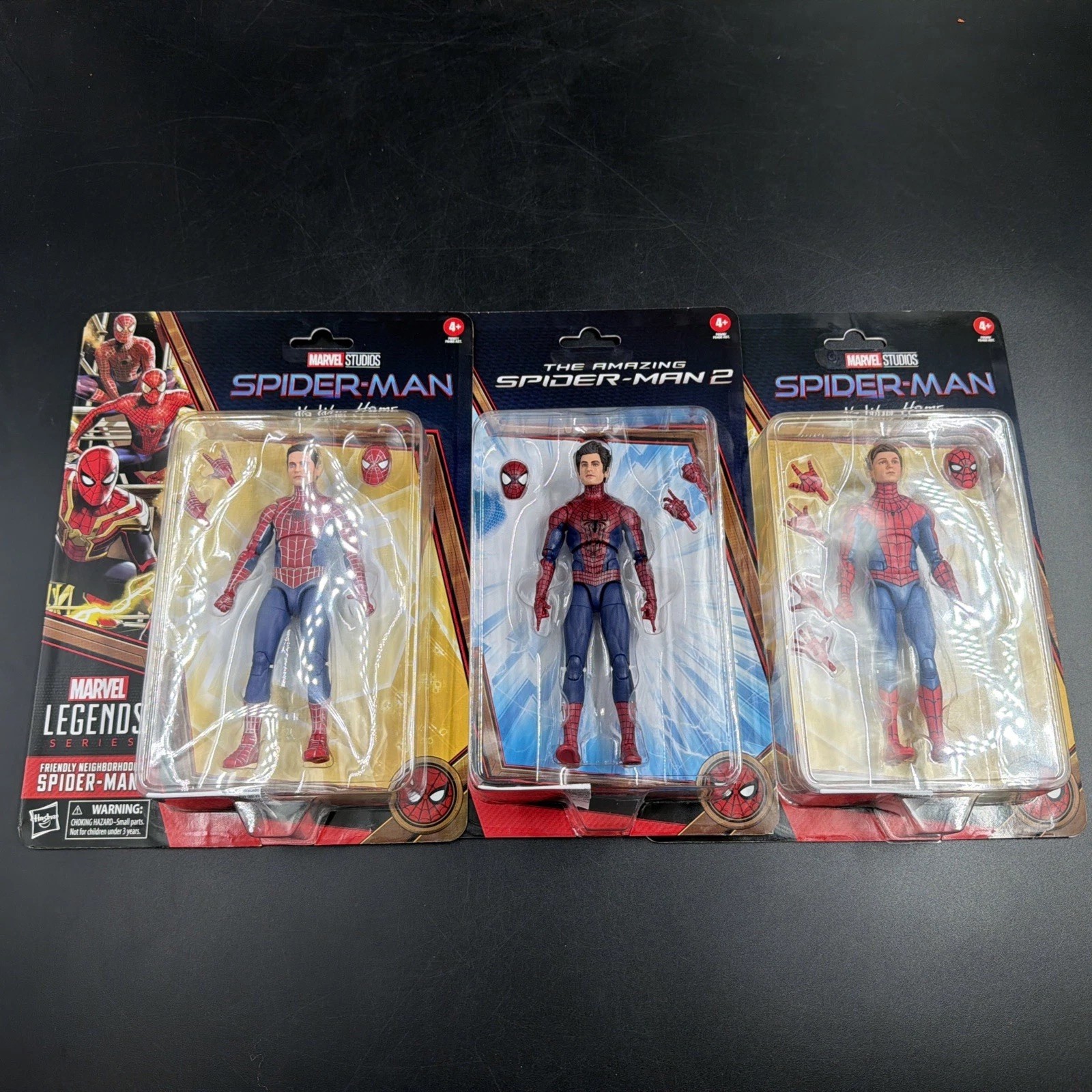Hasbro Marvel Legends SpiderMan No Way Tobey McGuire Andrew Garfield Tom Holland