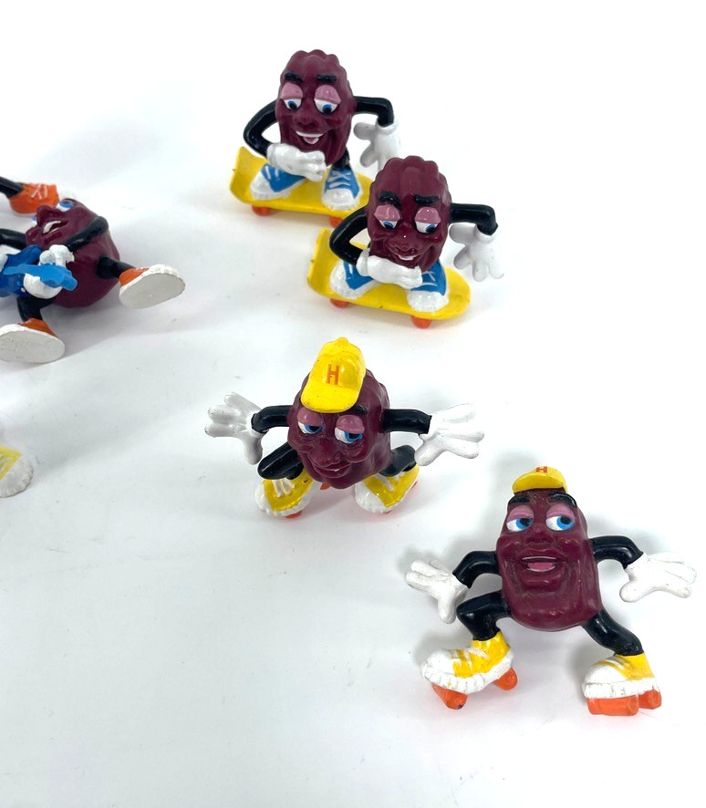 California Raisins 1988 Vintage Figures Lot of 13 Applause 2 in Tall Mini