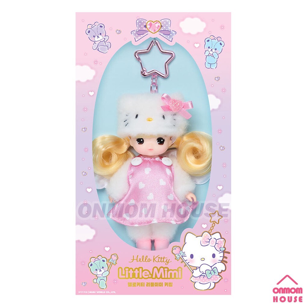 Sanrio Characters x Little Mimi 5 Type Figure Doll Keyring Korean Toy