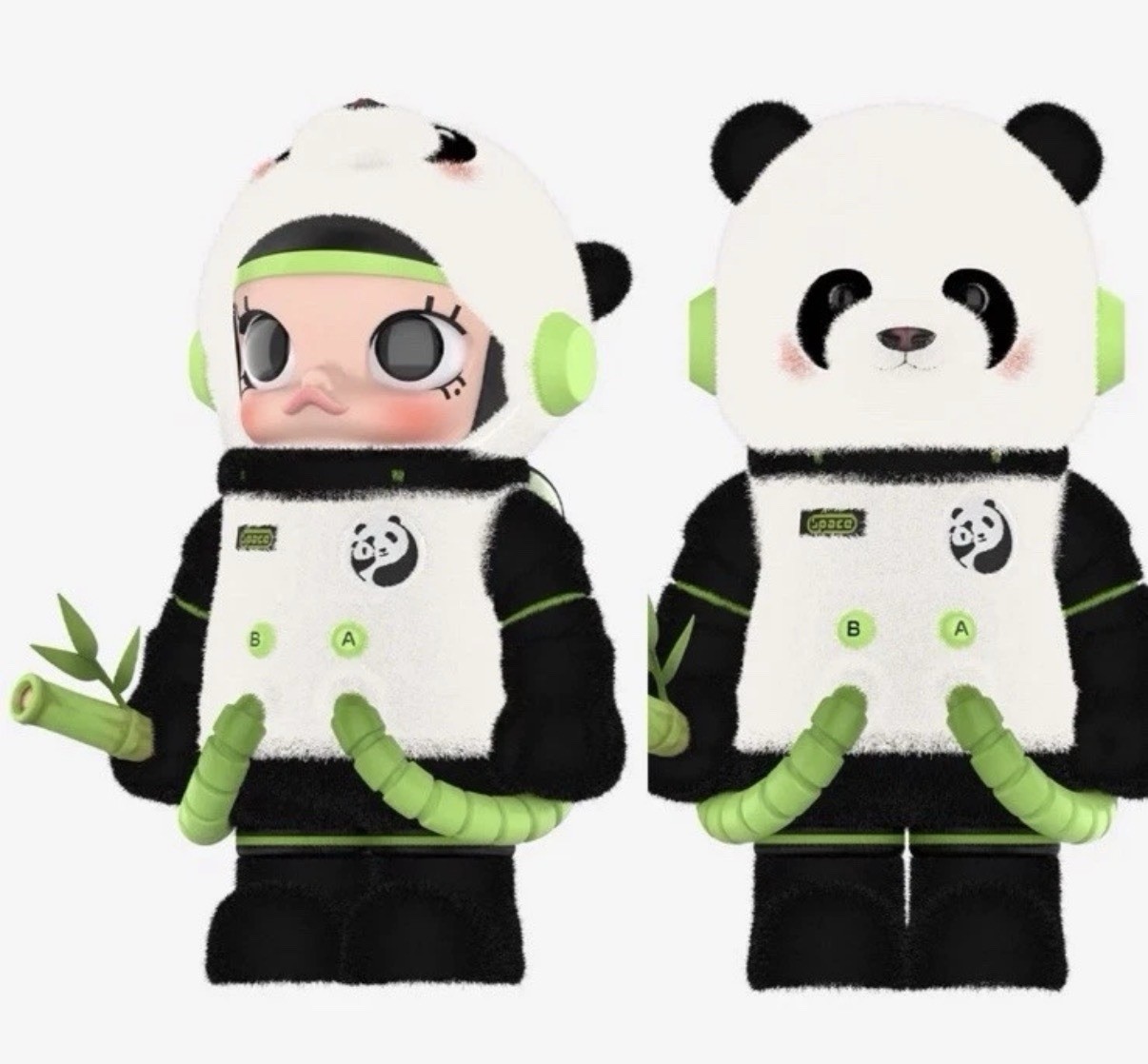 POPMART MEGA SPACE MOLLY 400% PANDA Limited Edition NEW Sealed Free Shipping