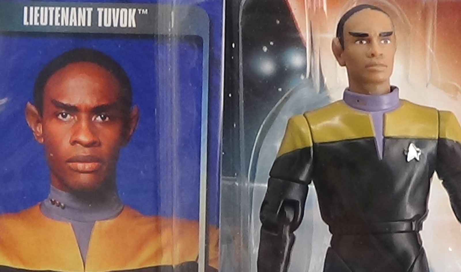 Lt. Tuvok in Star Trek Voyager Uniform Playmates Action Figure 1995