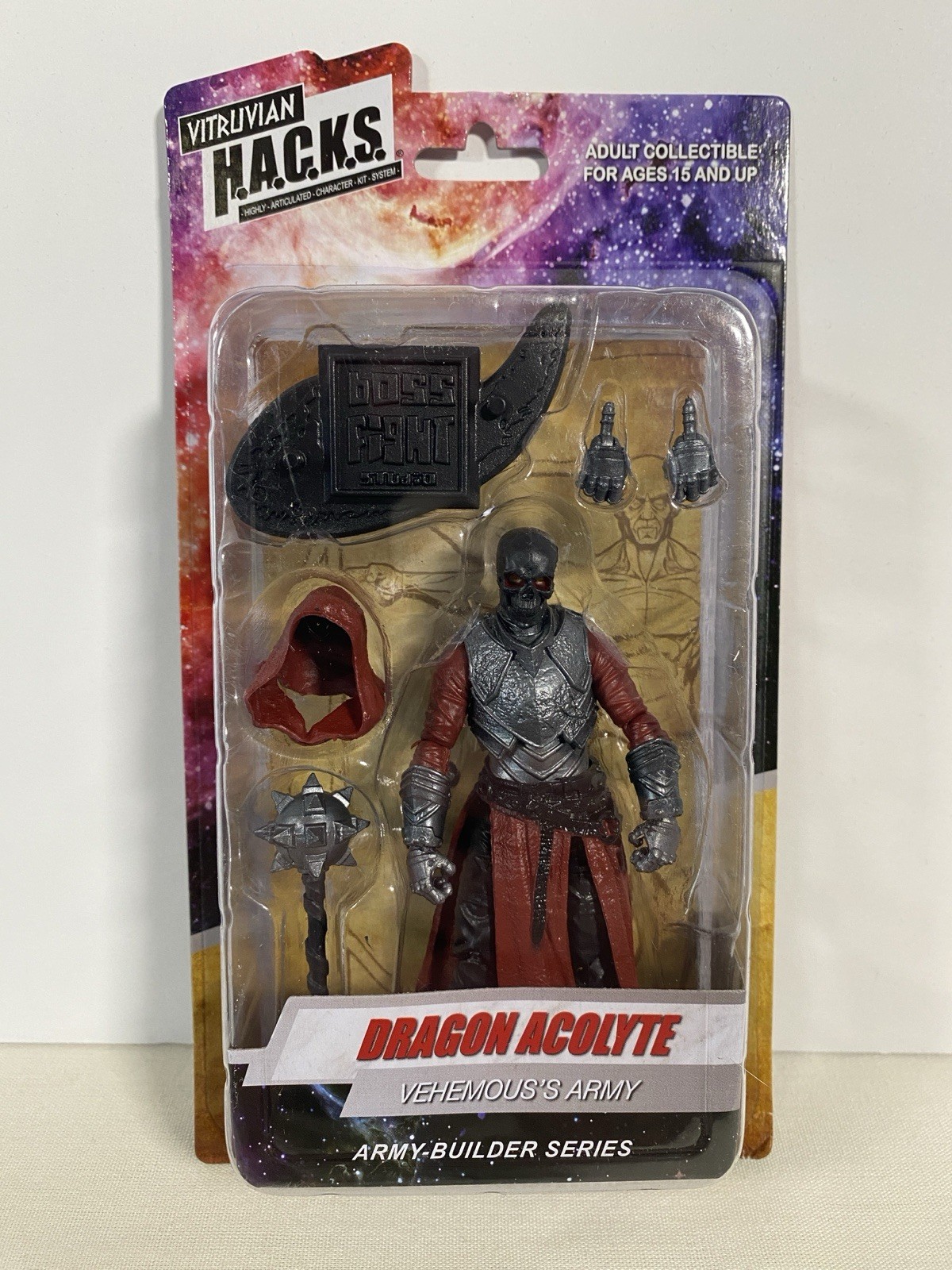 Vitruvian Hacks Dragon Acolyte Vehemous’s Army Boss Fight H.A.C.K.S. Figure NEW