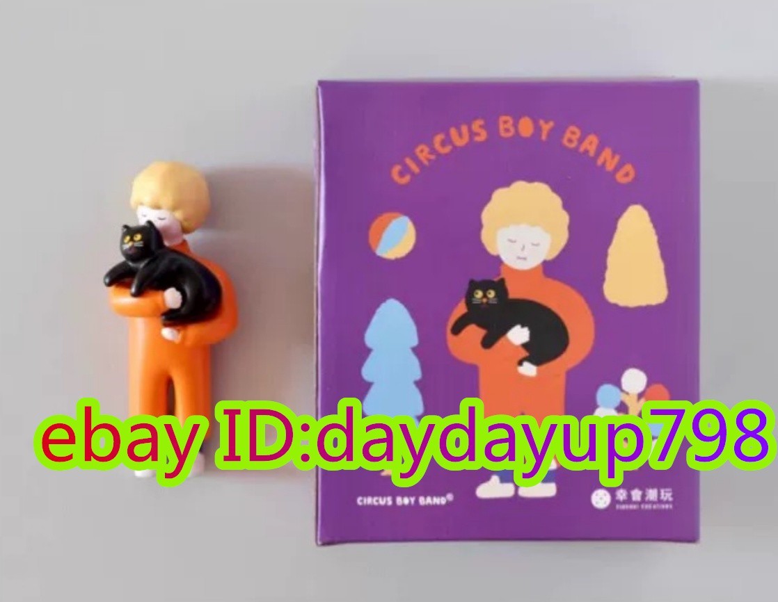 XingHui Creations Circus Boy Band Orange VER PVC Sofubi Figure Model H13CM/5.2in