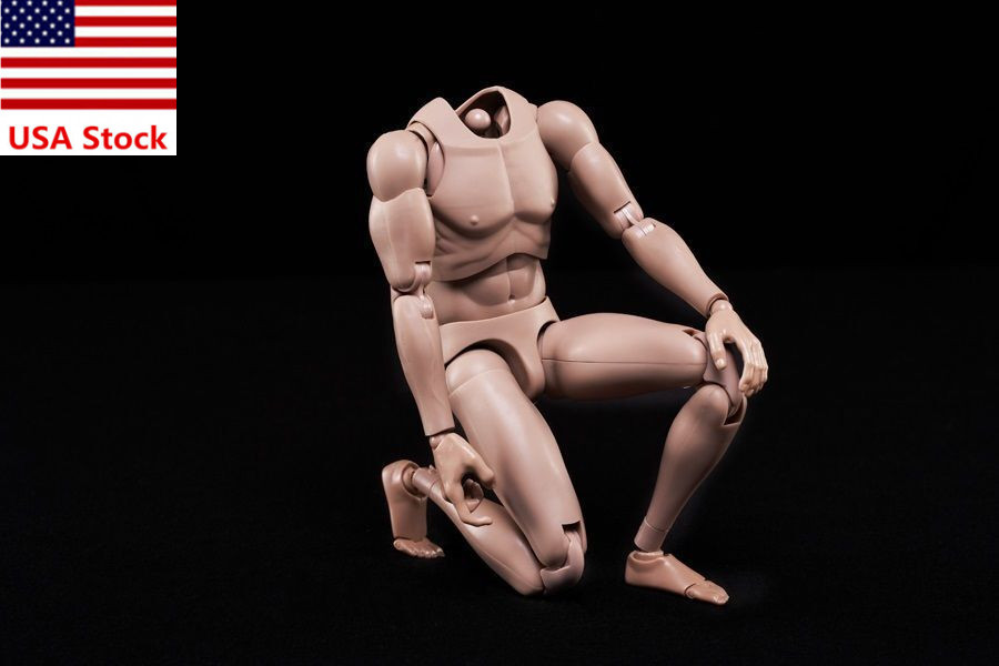 MX02-A 1/6 Europe Skin Male Body Super Flexible Soldier 12”Action Figure Doll