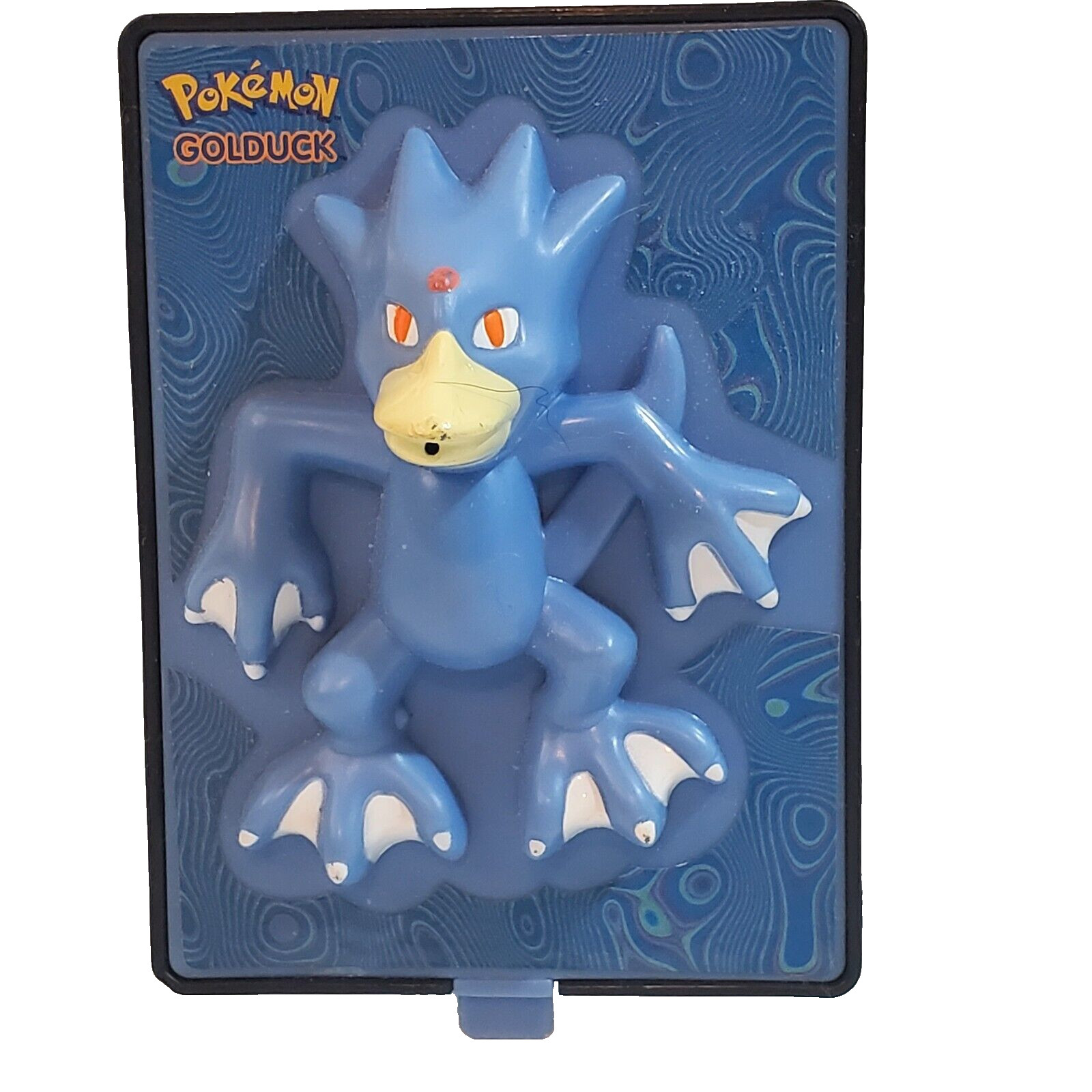 Pokemon 2000 The Movie Golduck Plastic Power Card Burger King Collectible Toy