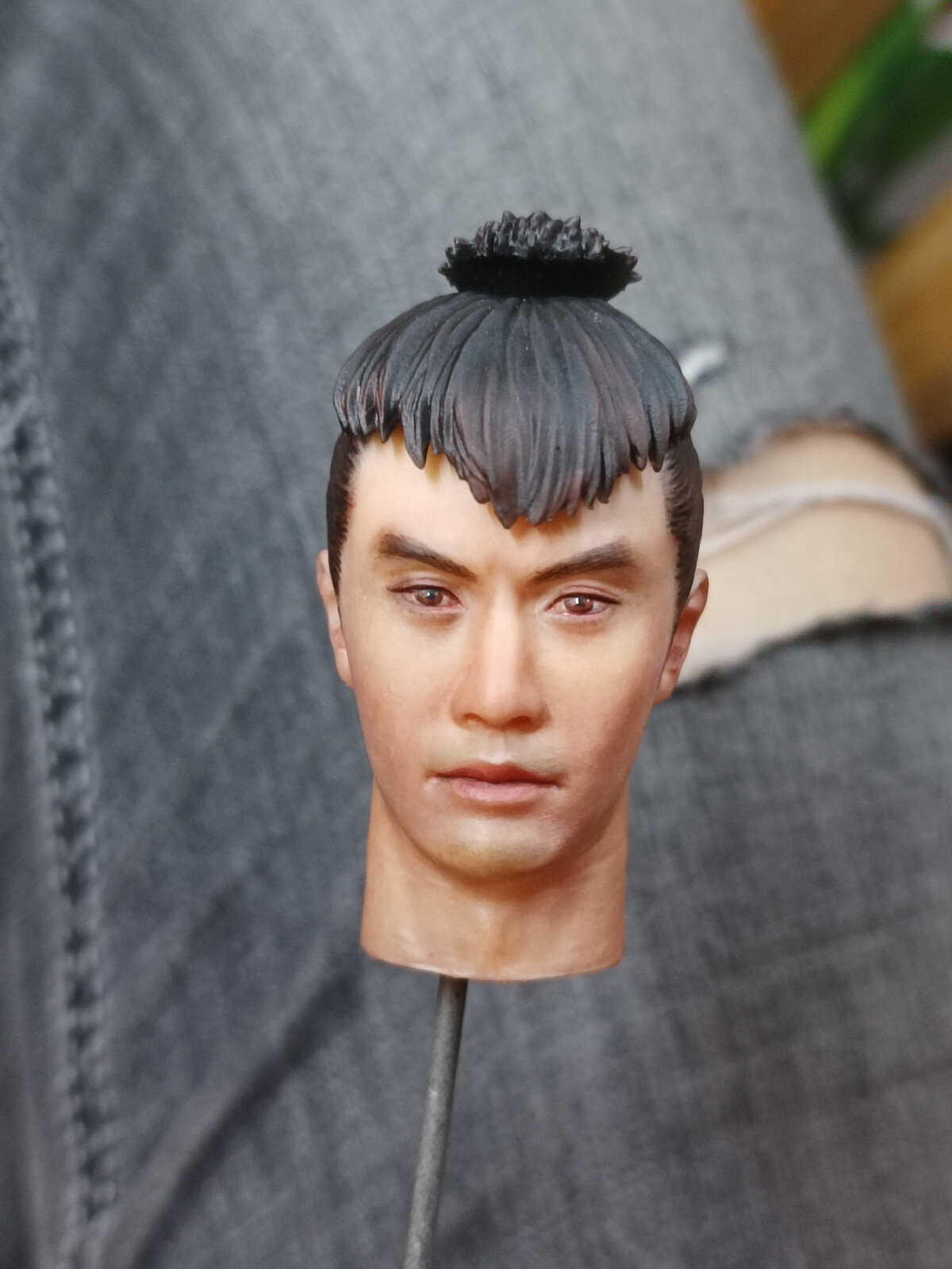 1/12 Japanese samurai soldiers Head Sculpt Fit 6” Male Action Figure Body Toy