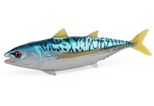 Yellowfin Tuna Fish Animal Toy PVC Action Figure Doll Kids Model Toys Party Gift