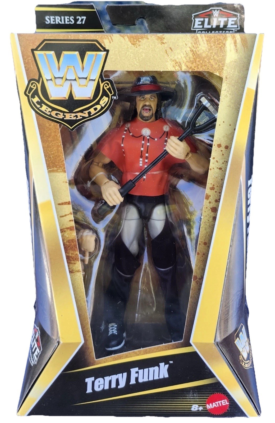 WWE Elite Legends Collection Terry Funk Red Shirt Chase Variant Series #27 NEW