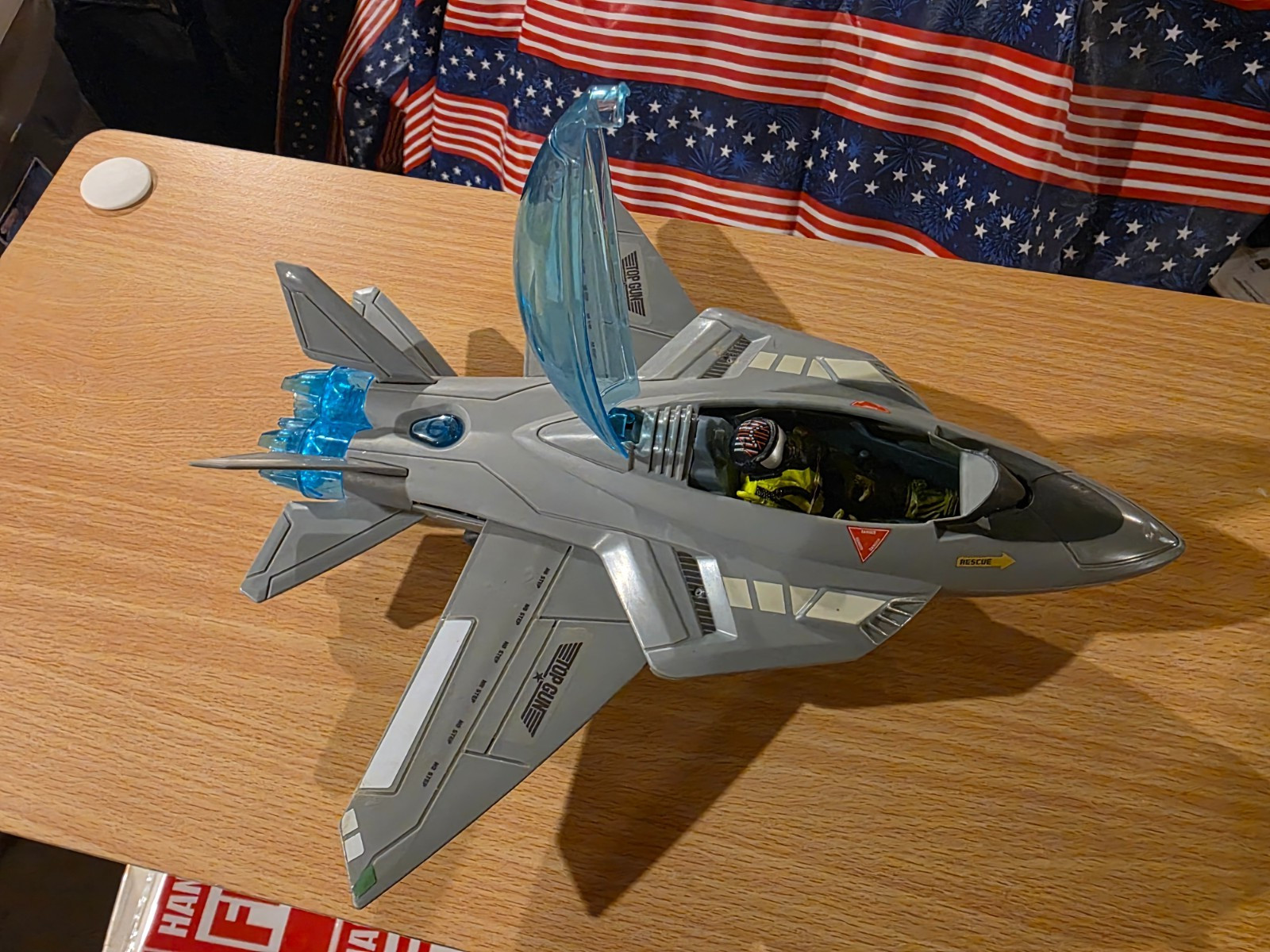 Top Gun Full Throttle Dual Jet Fighter Action Toy – With Pilot and All Missiles