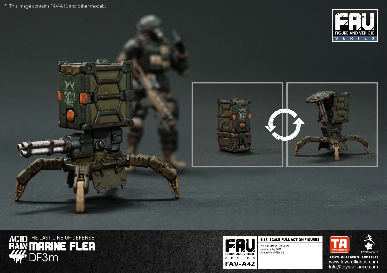 TOYS ALLIANCE Acid Rain FAV-A42 Marine Flea DF3m