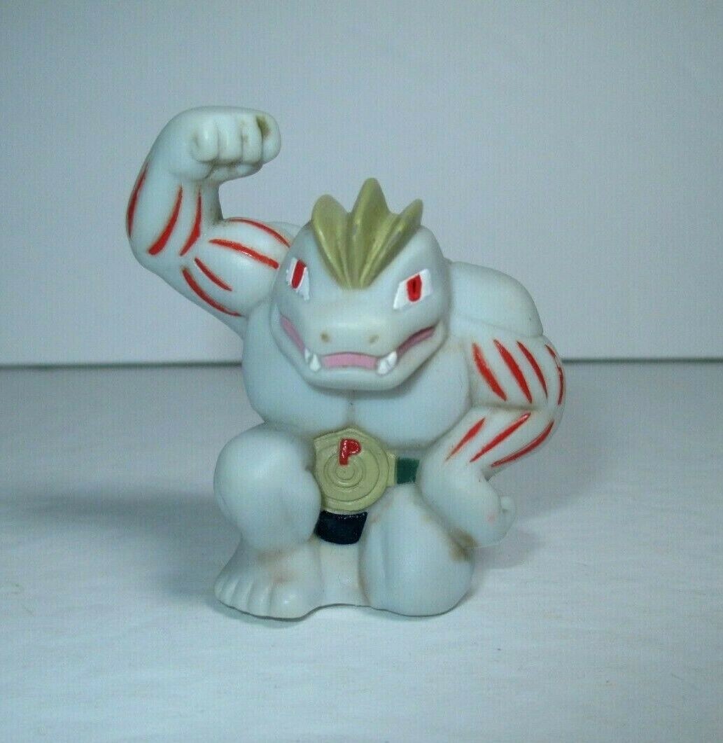 1997 Pokemon Finger Puppet Machoke 1.5″ Figure Catch Them All Nintendo Bandai