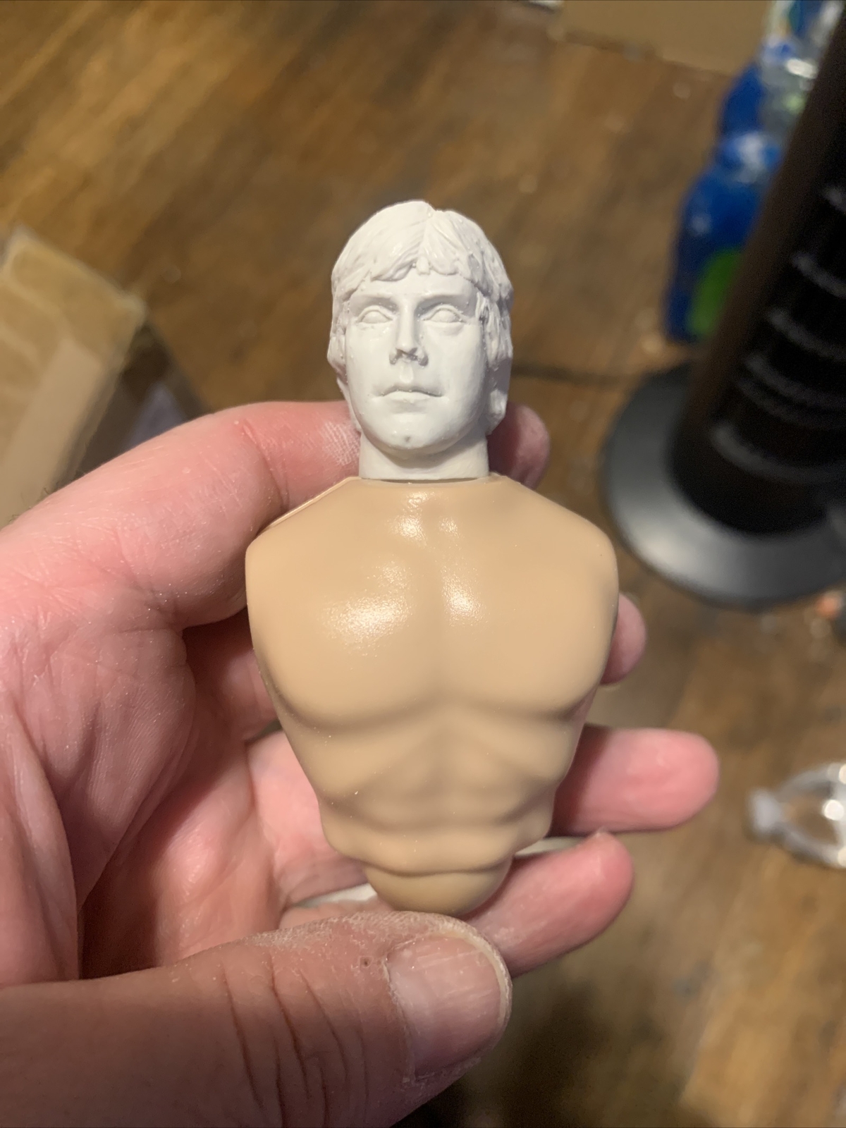 Mego FTC Zica Custom Star Wars Jedi Luke Skywalker Head For 8” Figure 1/9 V2
