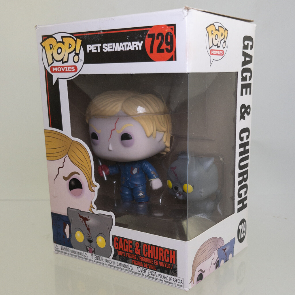 Funko POP! Movies – Pet Sematary Vinyl Figure – GAGE & CHURCH #729 *NON-MINT*