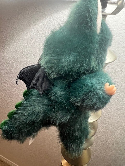 Custom Zimomo – 17cm Green Fluffy Hair. gift for Halloween, Christmas