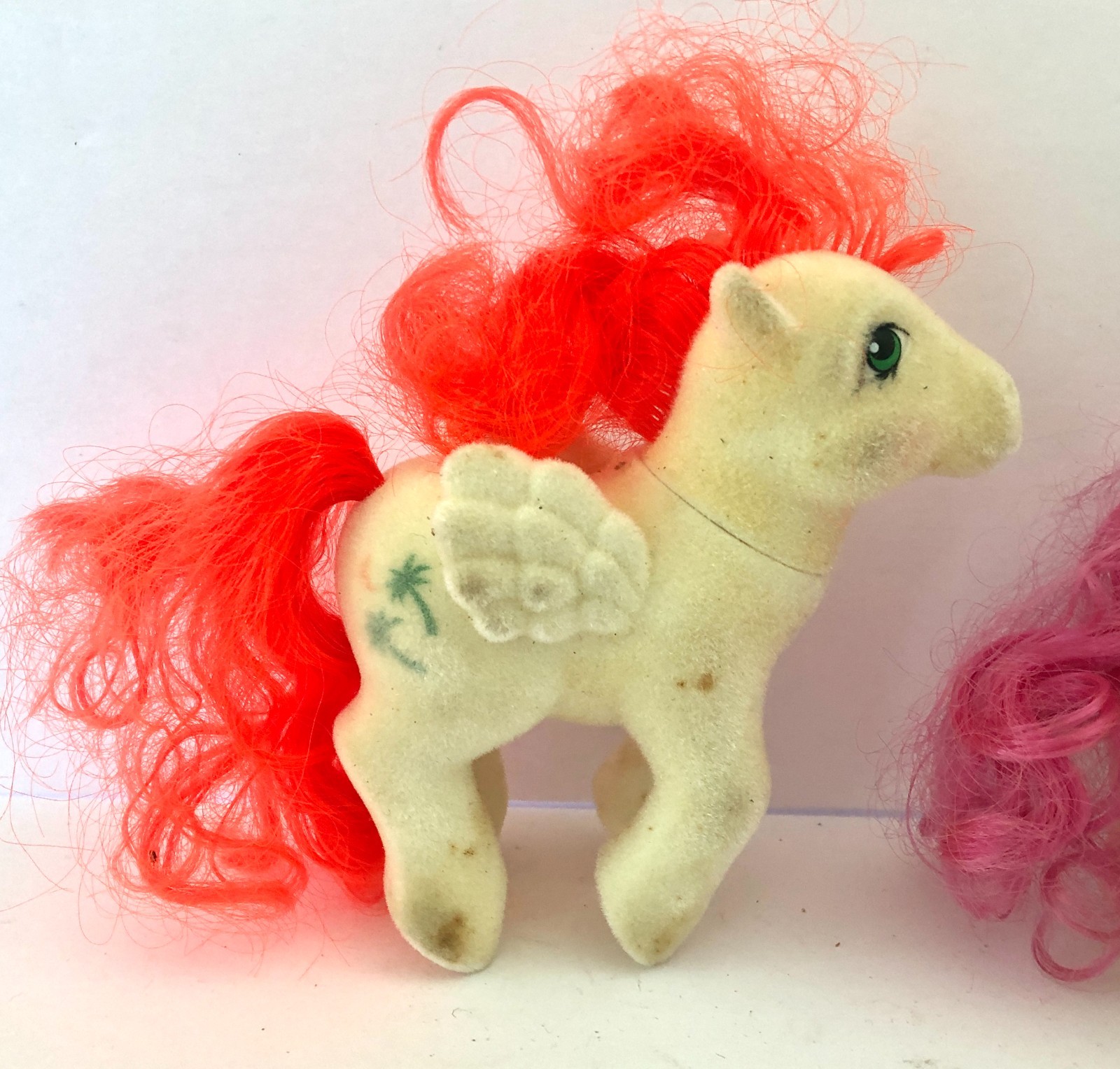 Vintage Lot Of 6 My Little Pony 3 Plush 2 Unicorn 1 Thailand