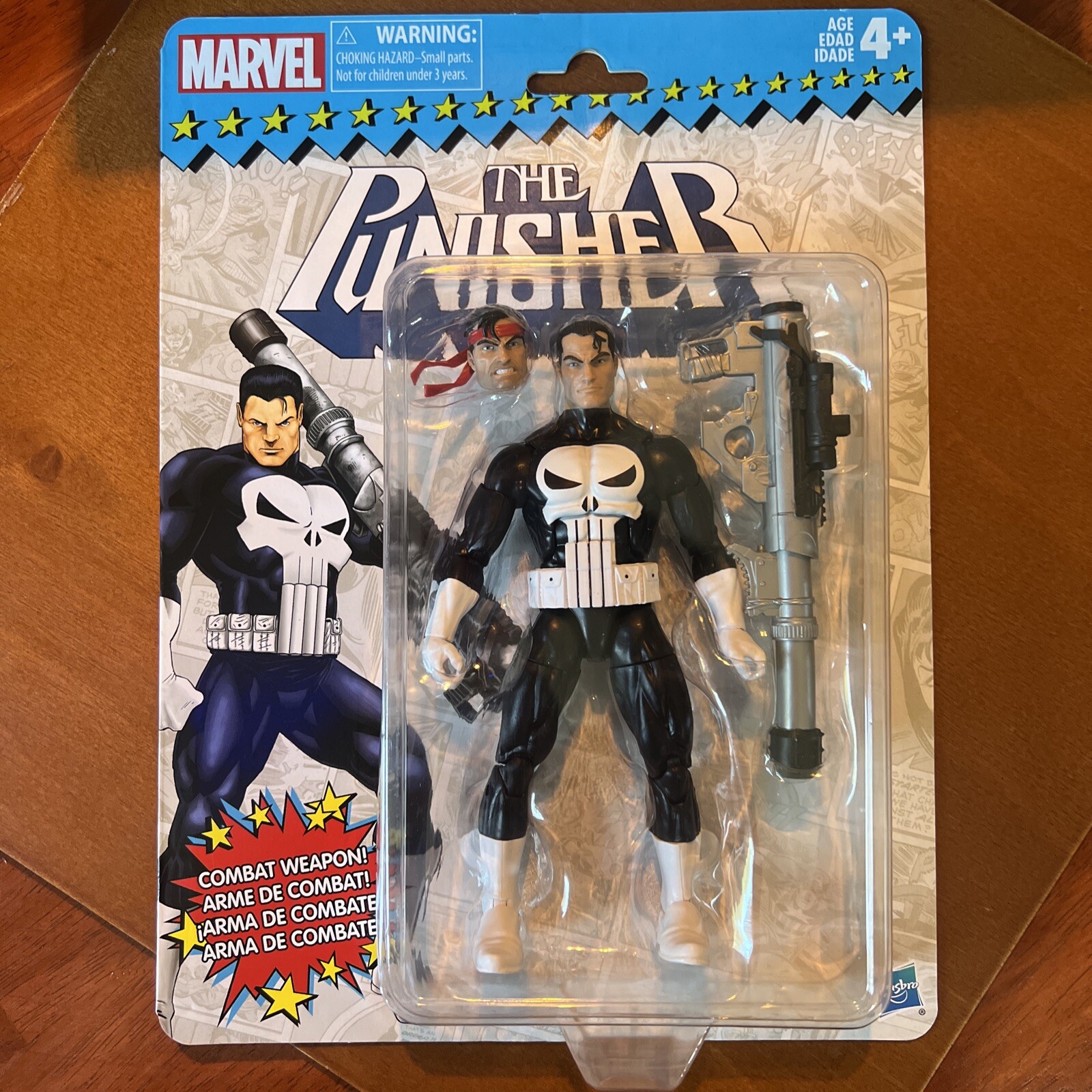 Marvel Legends Retro Hasbro The Punisher Frank Castle Action Figure NIB