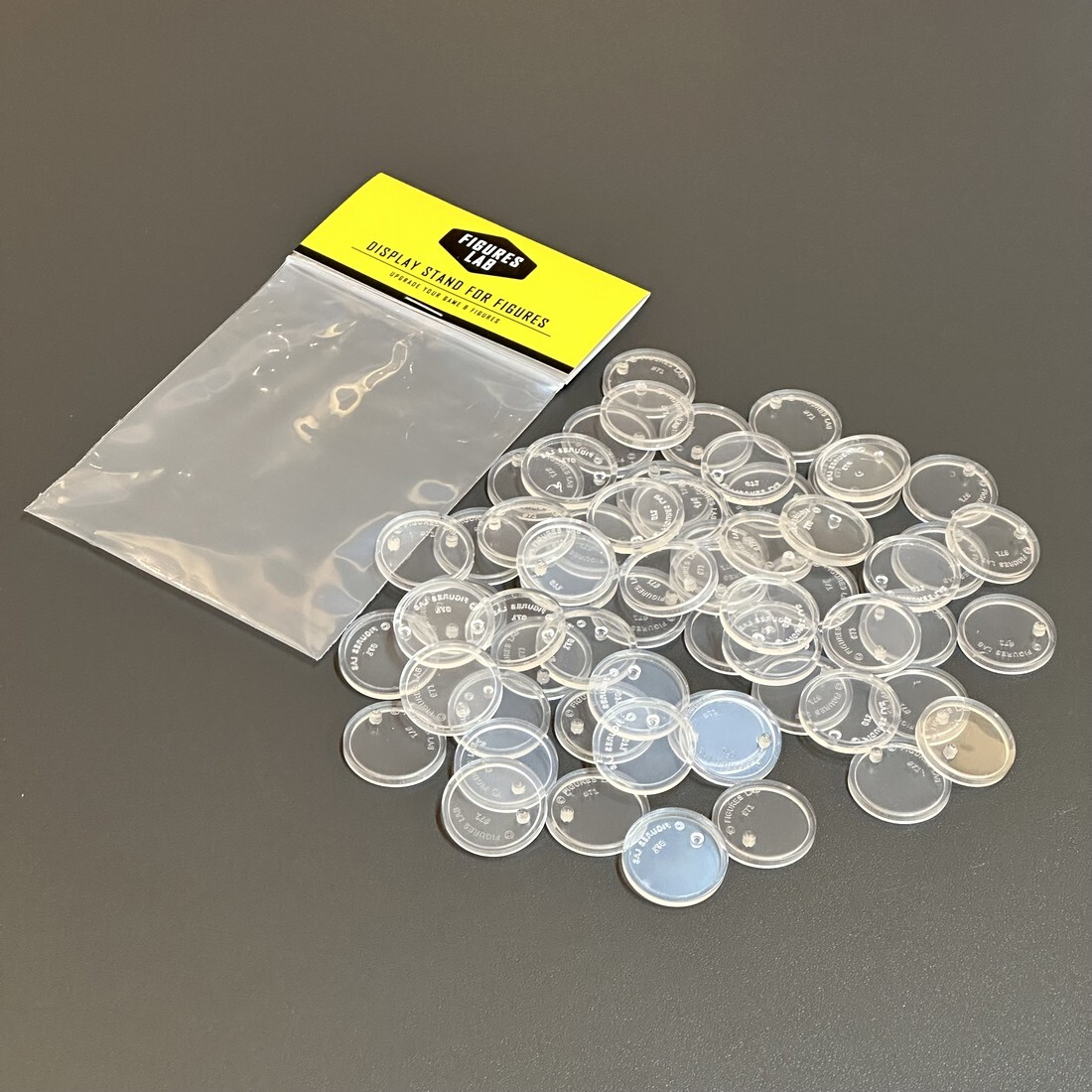 30X STAR WARS ACTION FIGURE DISPLAY STAND FOR VINTAGE FIGURES CLEAR 1” diameter