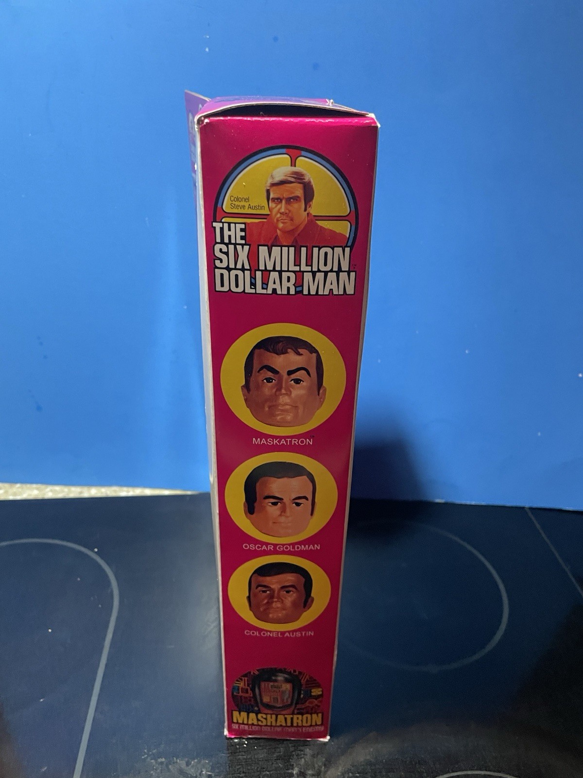 KENNER SIX MILLION DOLLAR MAN MASKATRON ENEMY ROBOT REPRODUCTION BOX W/INSERT.