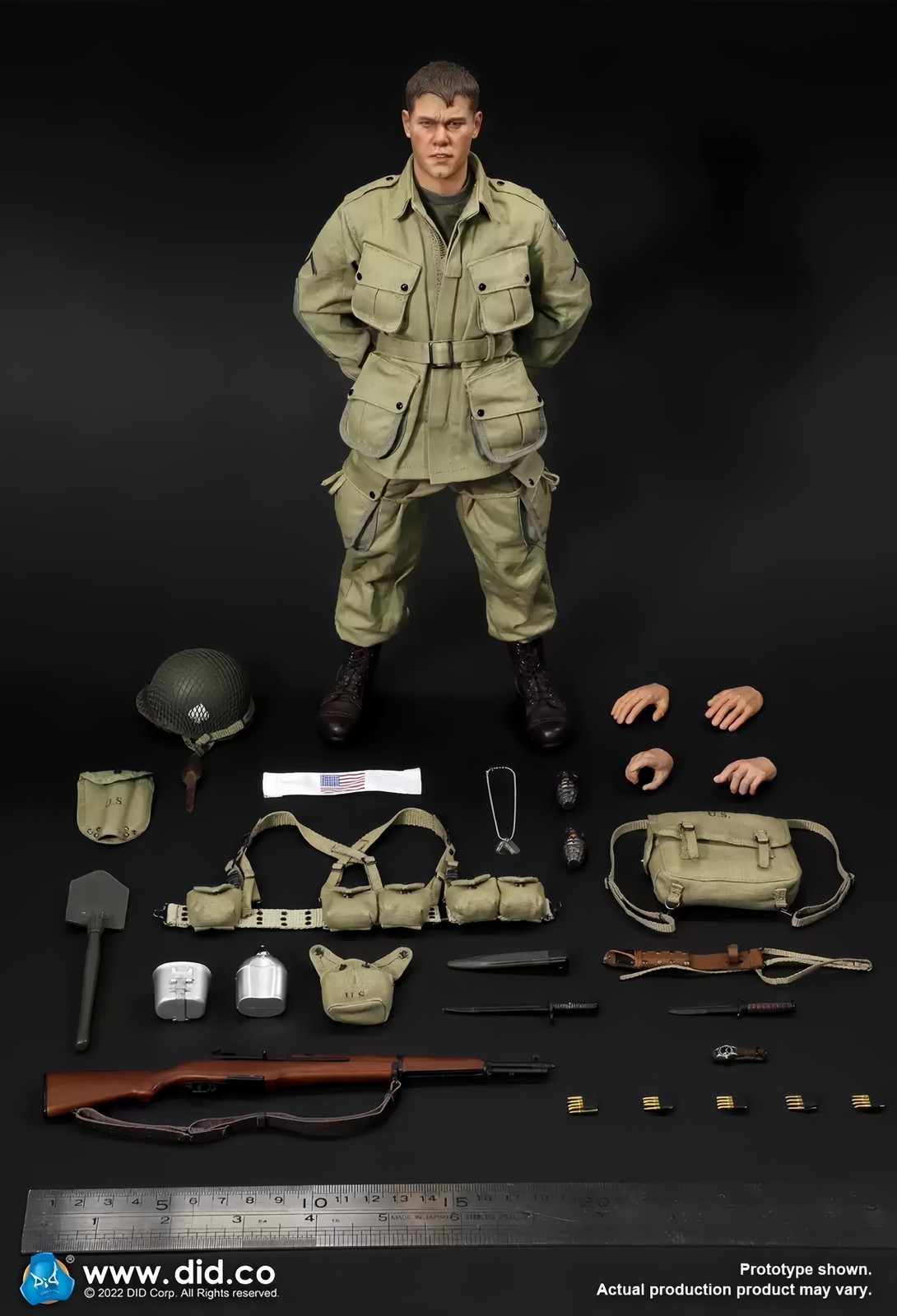 DID A80161 1/6 Airborne Division Ryan Soldier Action Figure