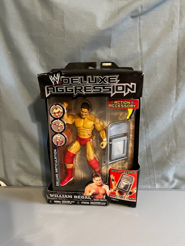 WWE Jakks Deluxe Aggression William Regal Action Figure