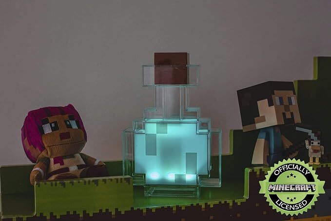 Minecraft Potion Bottle Light Color-Changing LED Lamp | 7 Inch Night Light