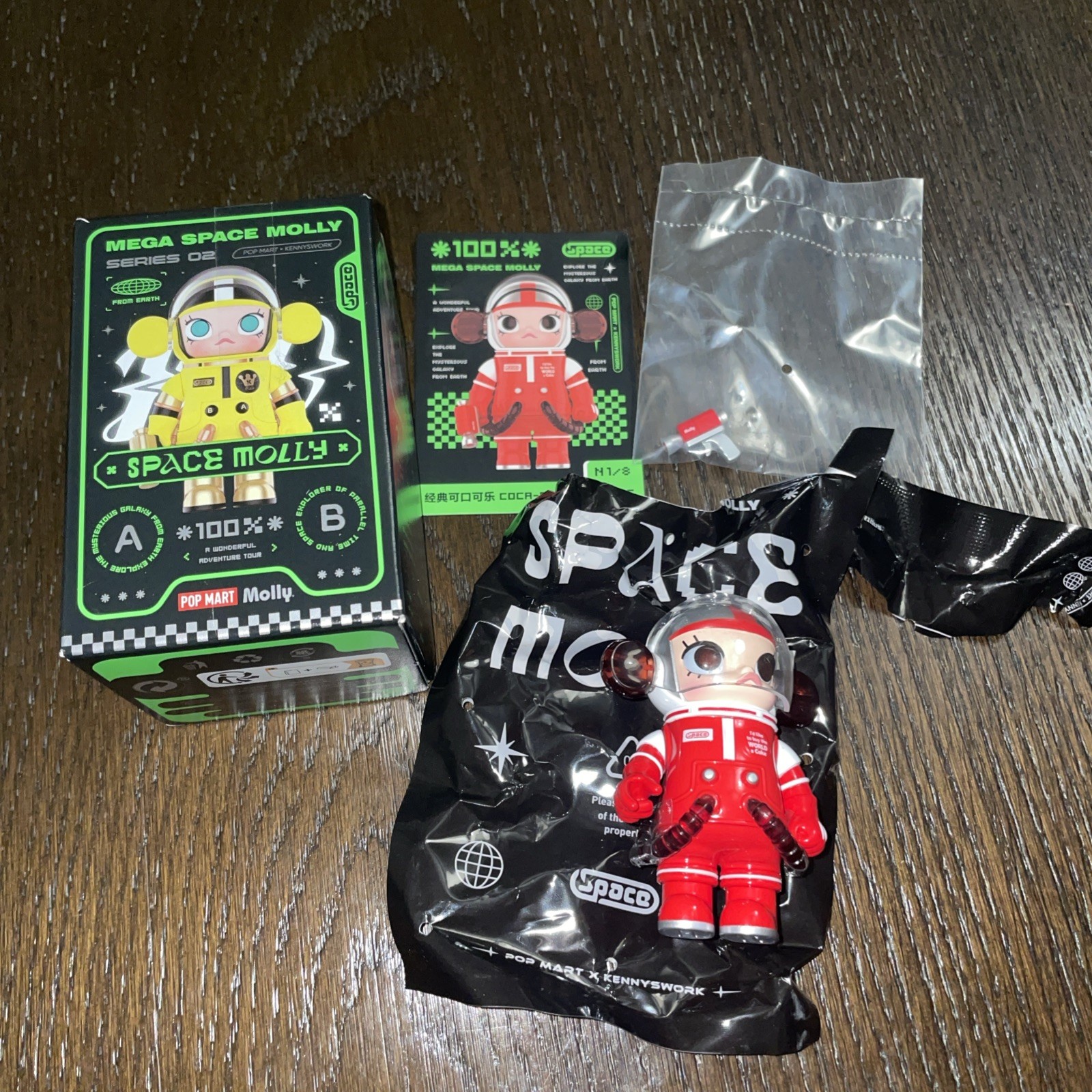 POP MART x Kennyswork Mega Space Molly Series 2 Coca Cola Figure