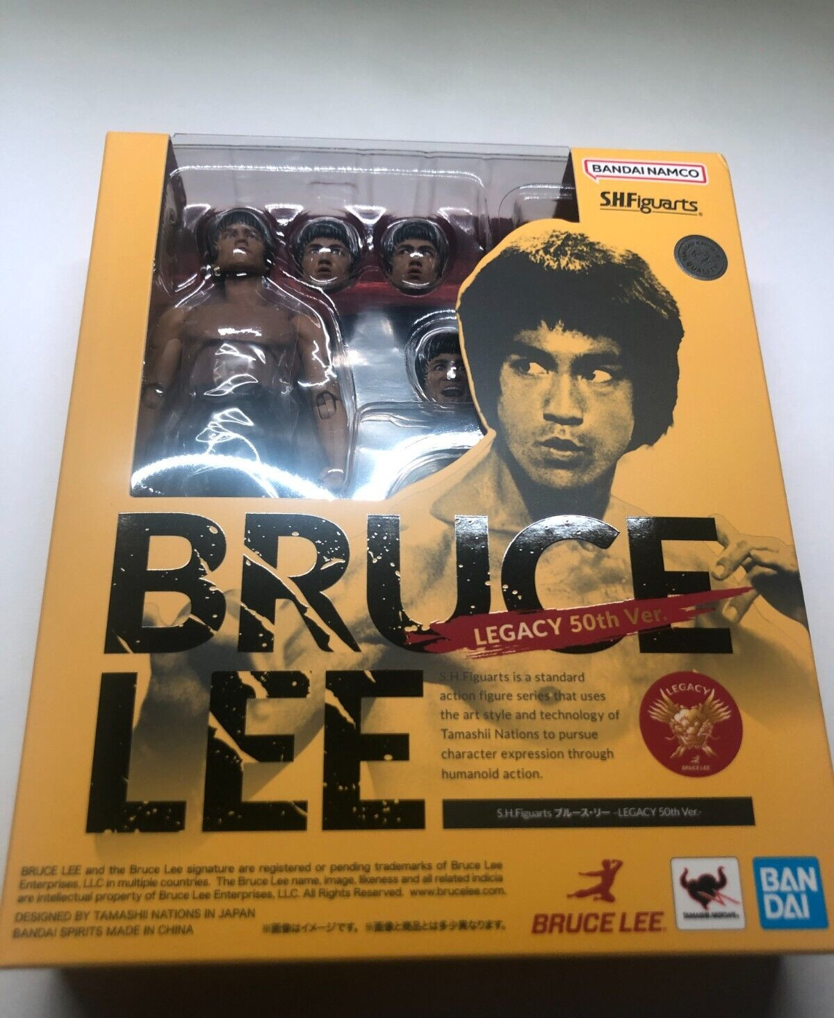 S.H.Figuarts bruce lee legacy 50th ver. SHF SH Action Figure Toy BRUCE LEE