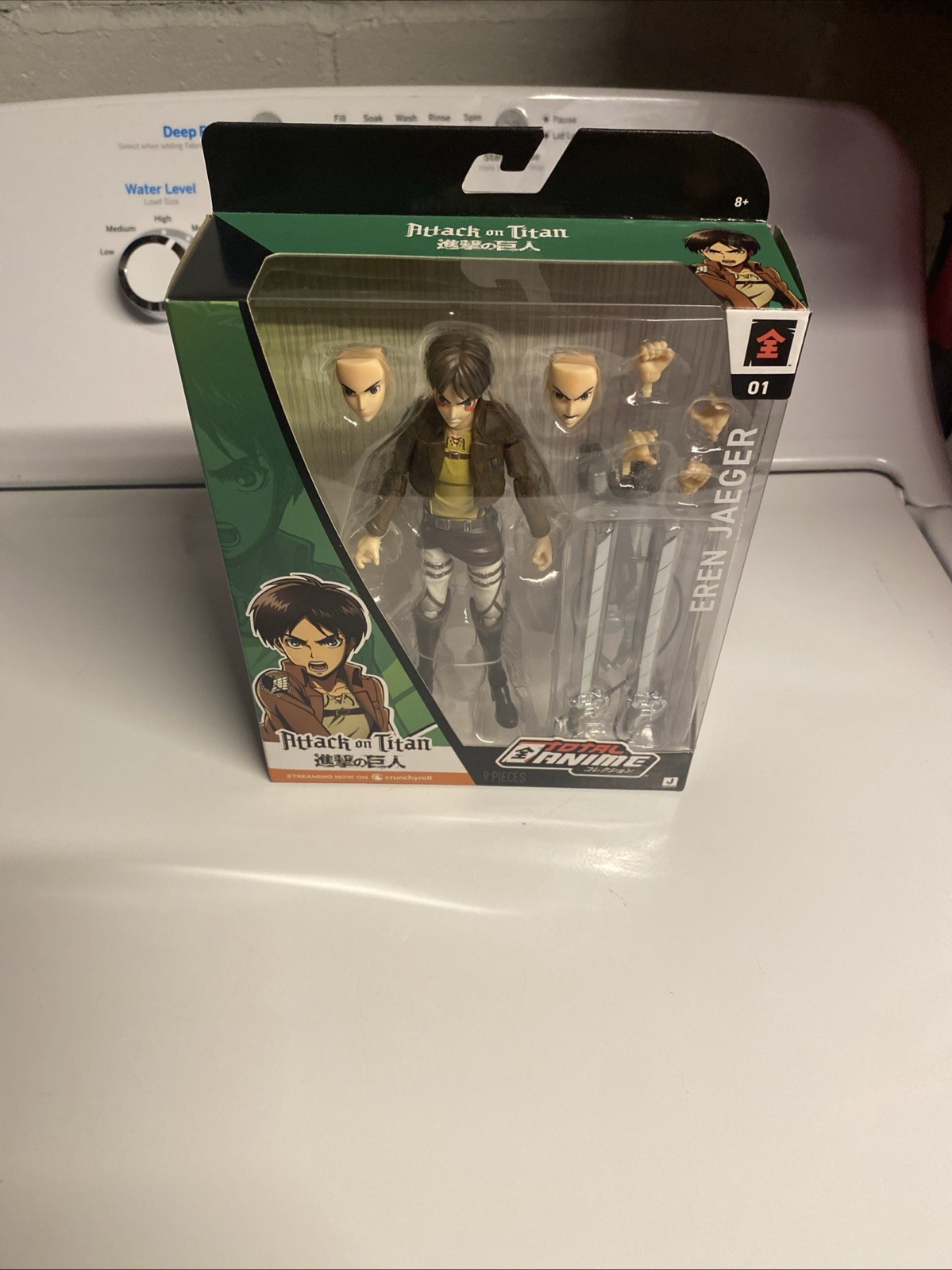 EREN JAEGER – Attack On Titan, Total Anime Action Figure, New/2024 SEALED