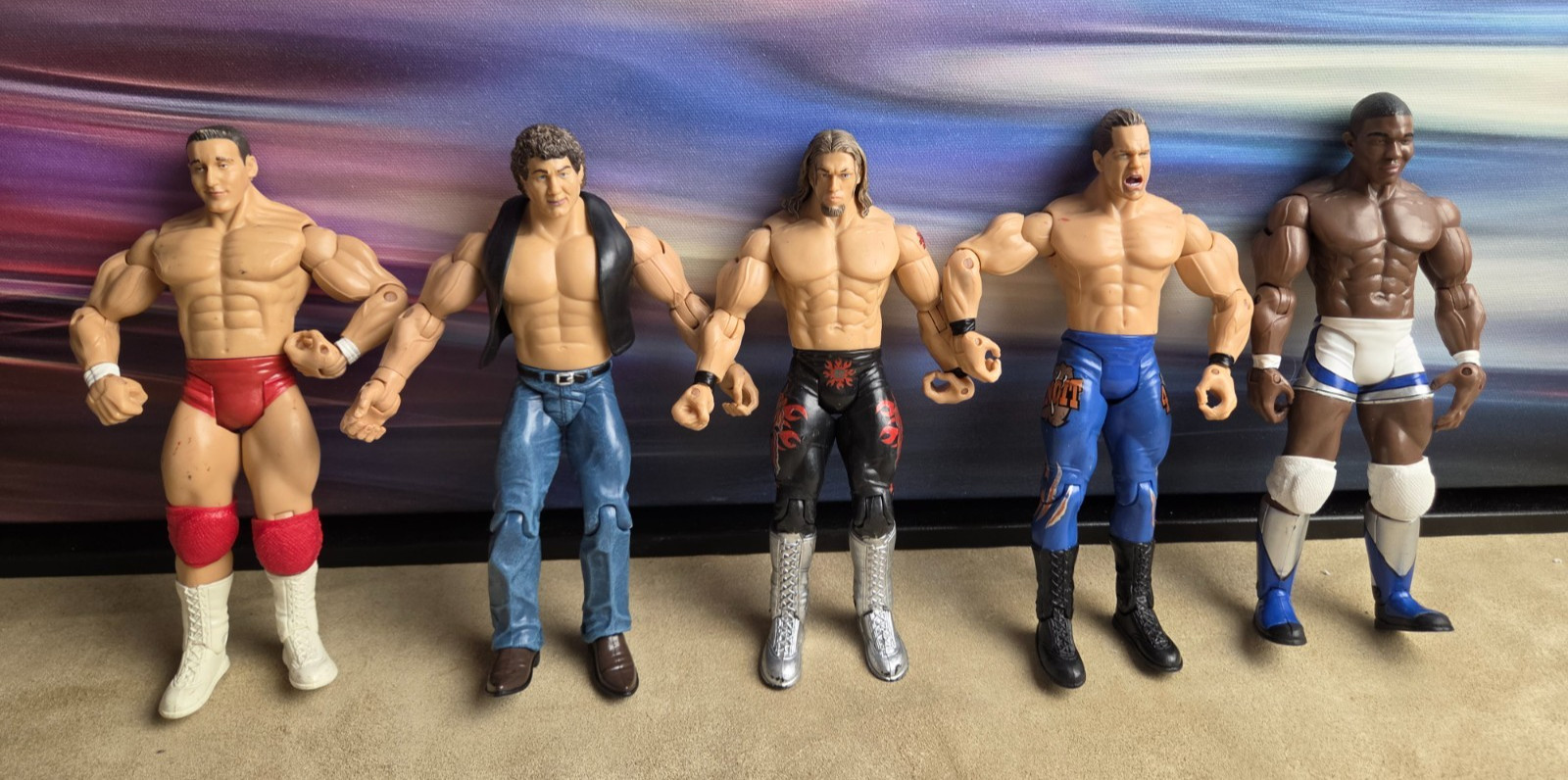 Vintage Jakks Pacific Early 2000’s WWE Action Figures Lot B