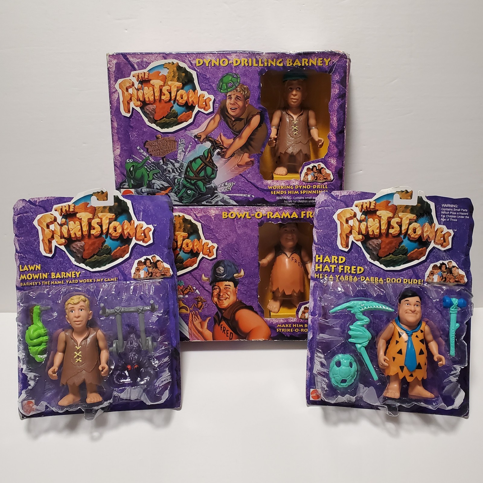 The Flintstones Movie Toy Lot Rare Brand New Sealed Fred And Barney READ DESCRIP