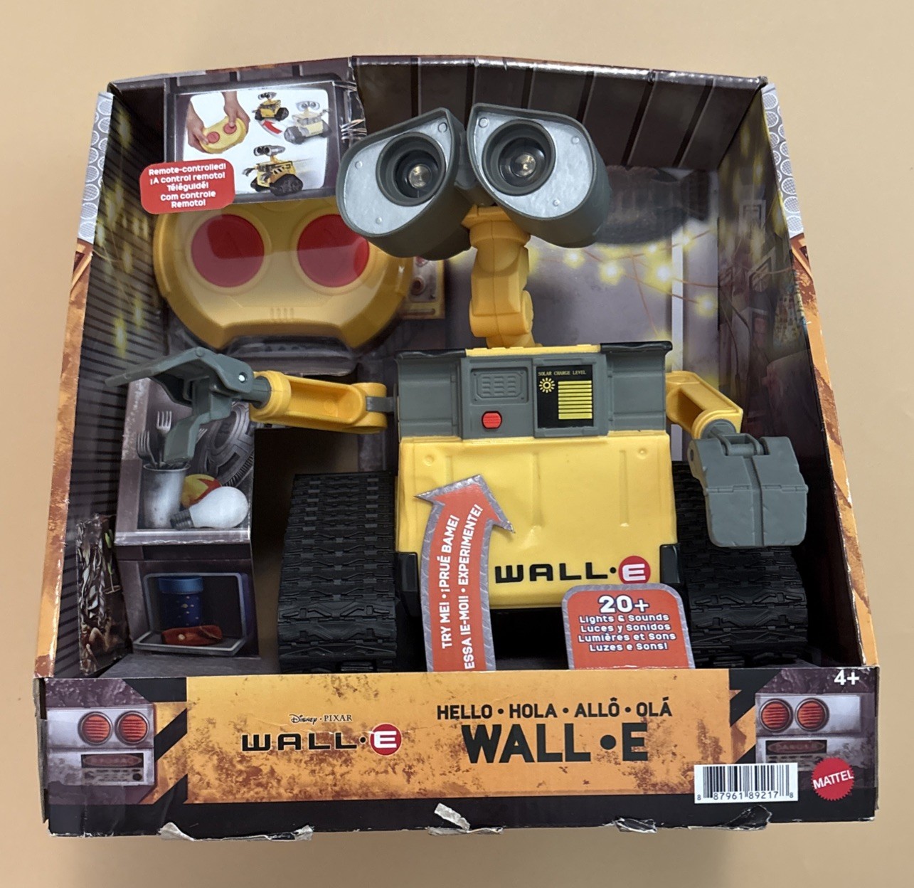 Mattel WALL-E Remote Control Robot Toy – Brand New In Damaged Box