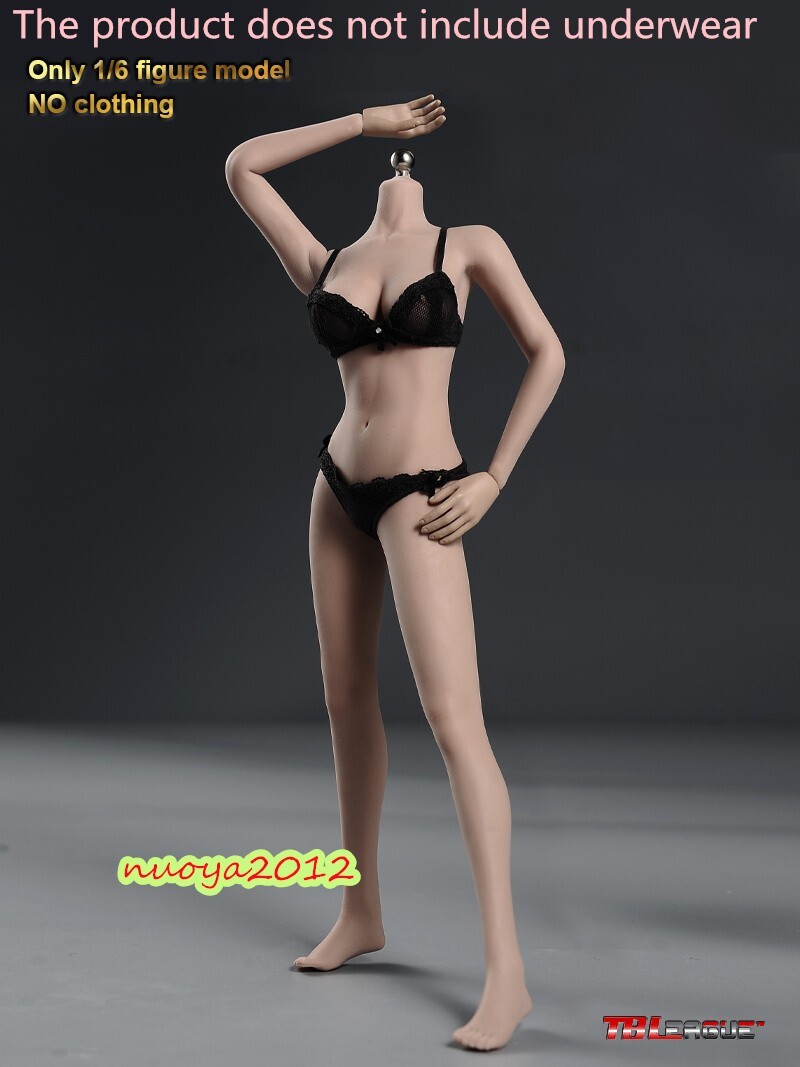 TBLeague 1:6 Large Bust 12″ Suntan Female Action Figure Body Steel Skeleton Toys