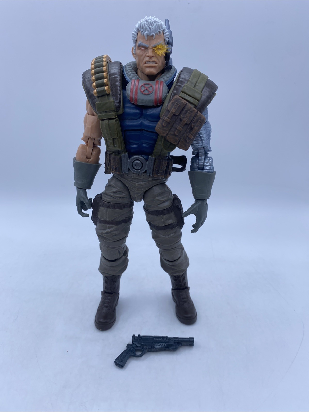Marvel Legends Cable Sasquatch BAF Wave Loose INCOMPLETE