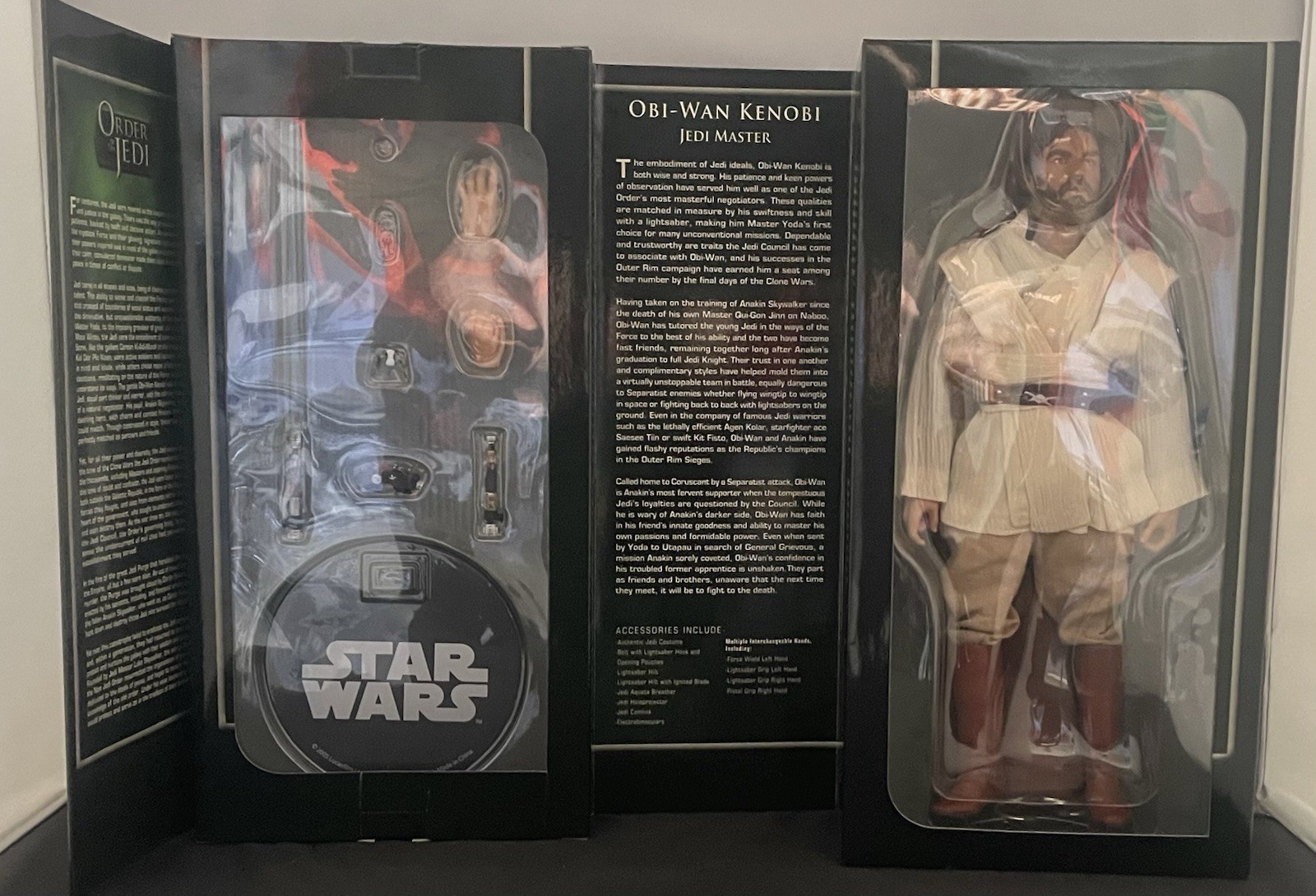 2006 Sideshow Collectibles Star Wars Obi-Wan Kenobi Order of the Jedi NIB MIB