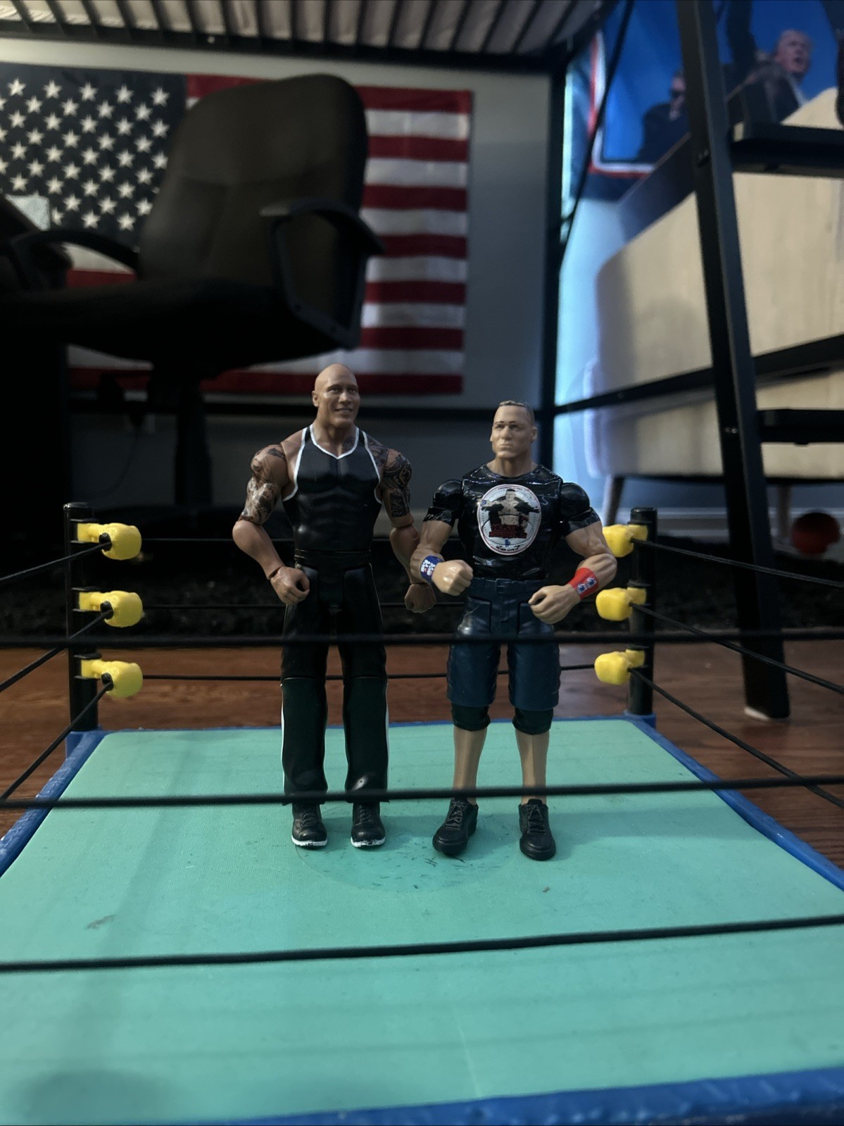 WWE The Rock and John Cena Action Figures