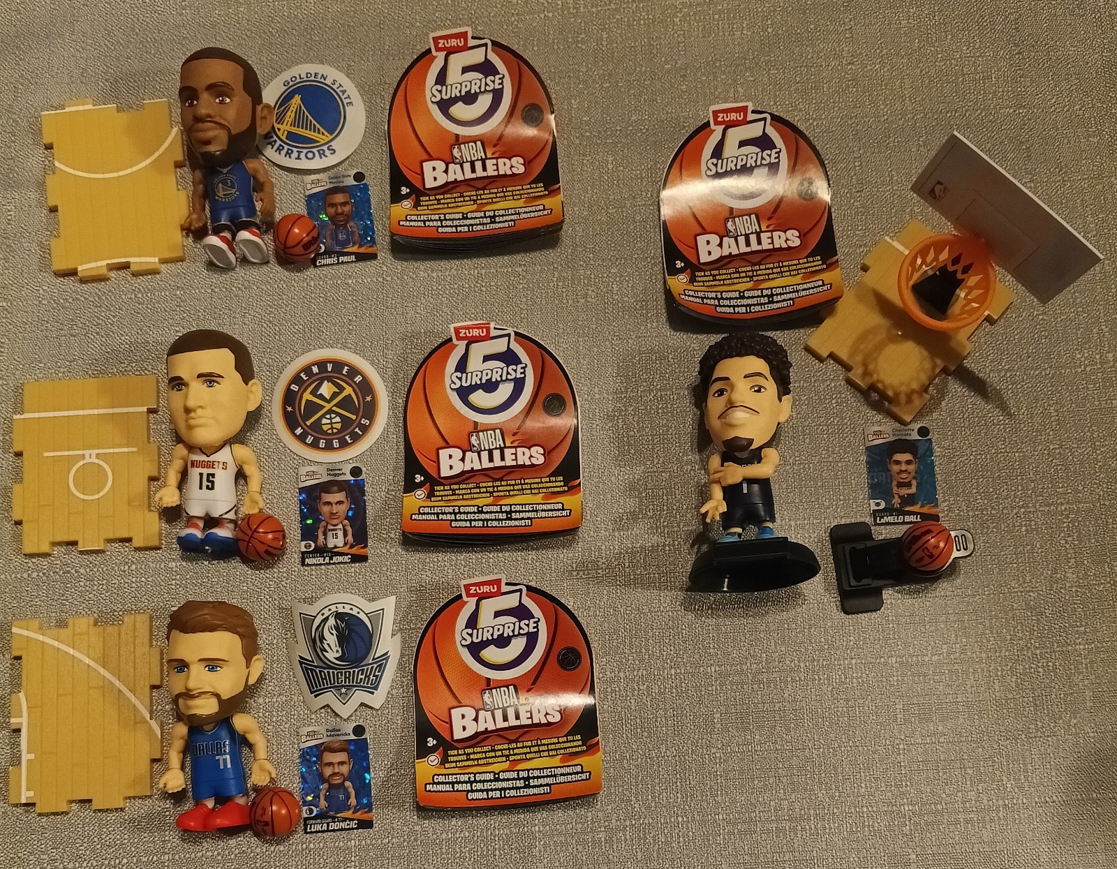 Zuru 5 Surprise NBA Ballers LaMelo Ball Chris Paul Luka Doncic Nikola Jokic Lot