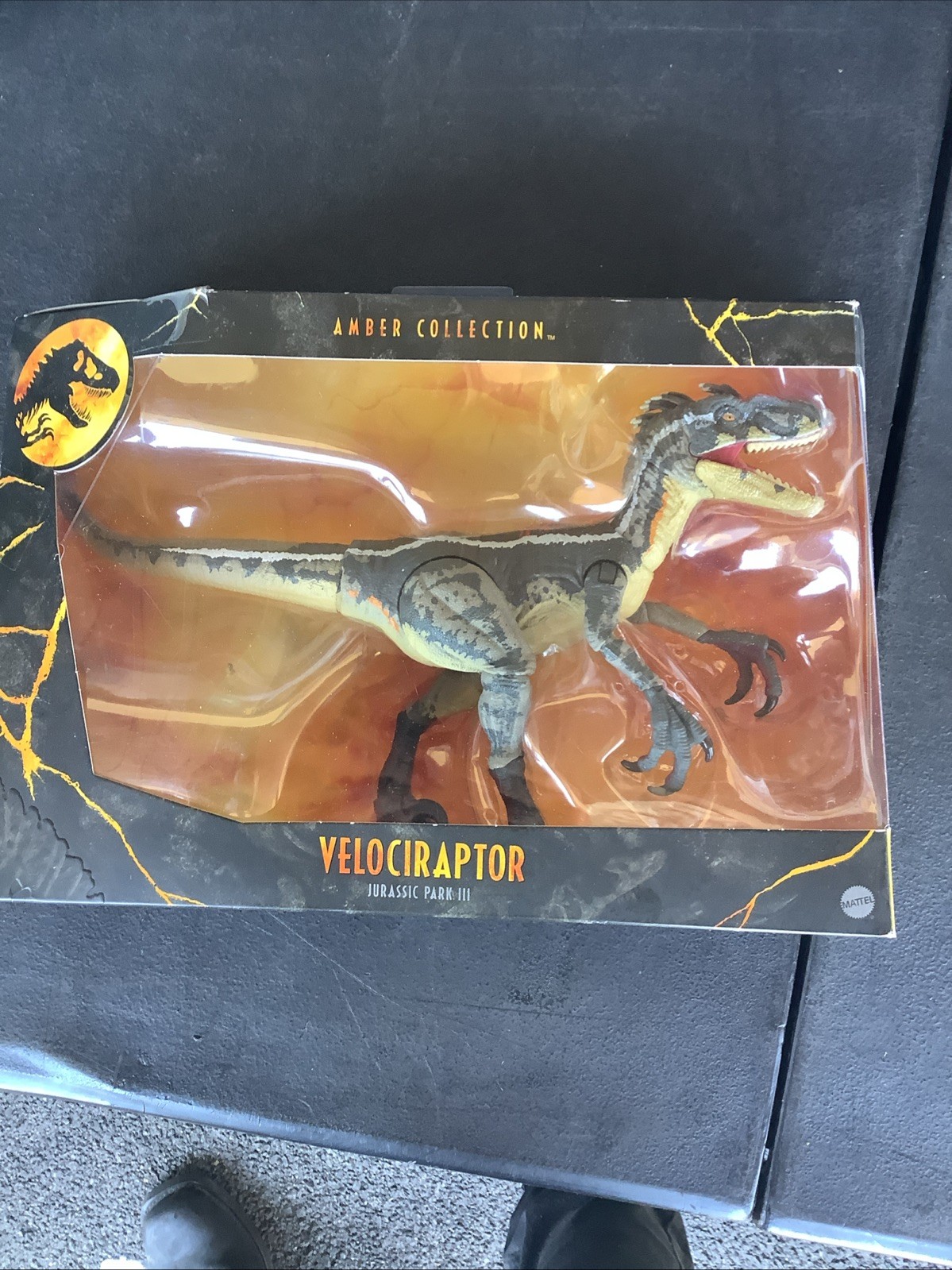 Mattel Jurassic Park Amber Collection Velociraptor Male JP3