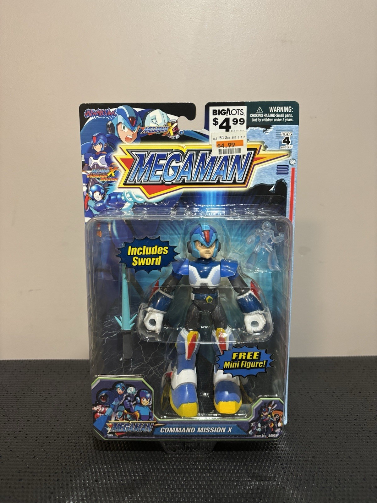 Jazwares 2005 Mega-Man Command Mission X Action Figure Anime Super Hero 6” New
