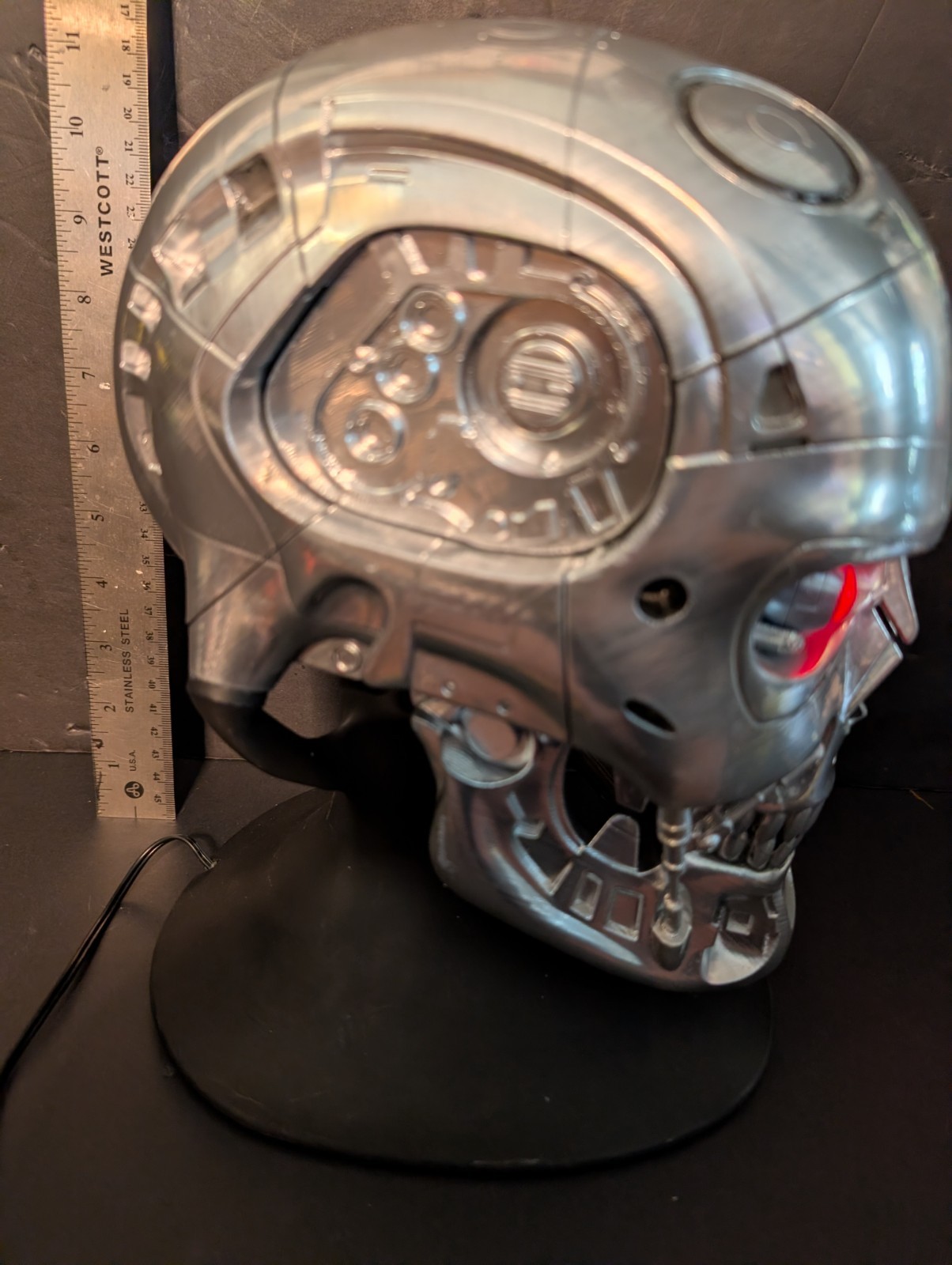 Terminator 1:1 Lifesize T1 T2 T800 – US Made – 3D Print Lights Up Custom Paint