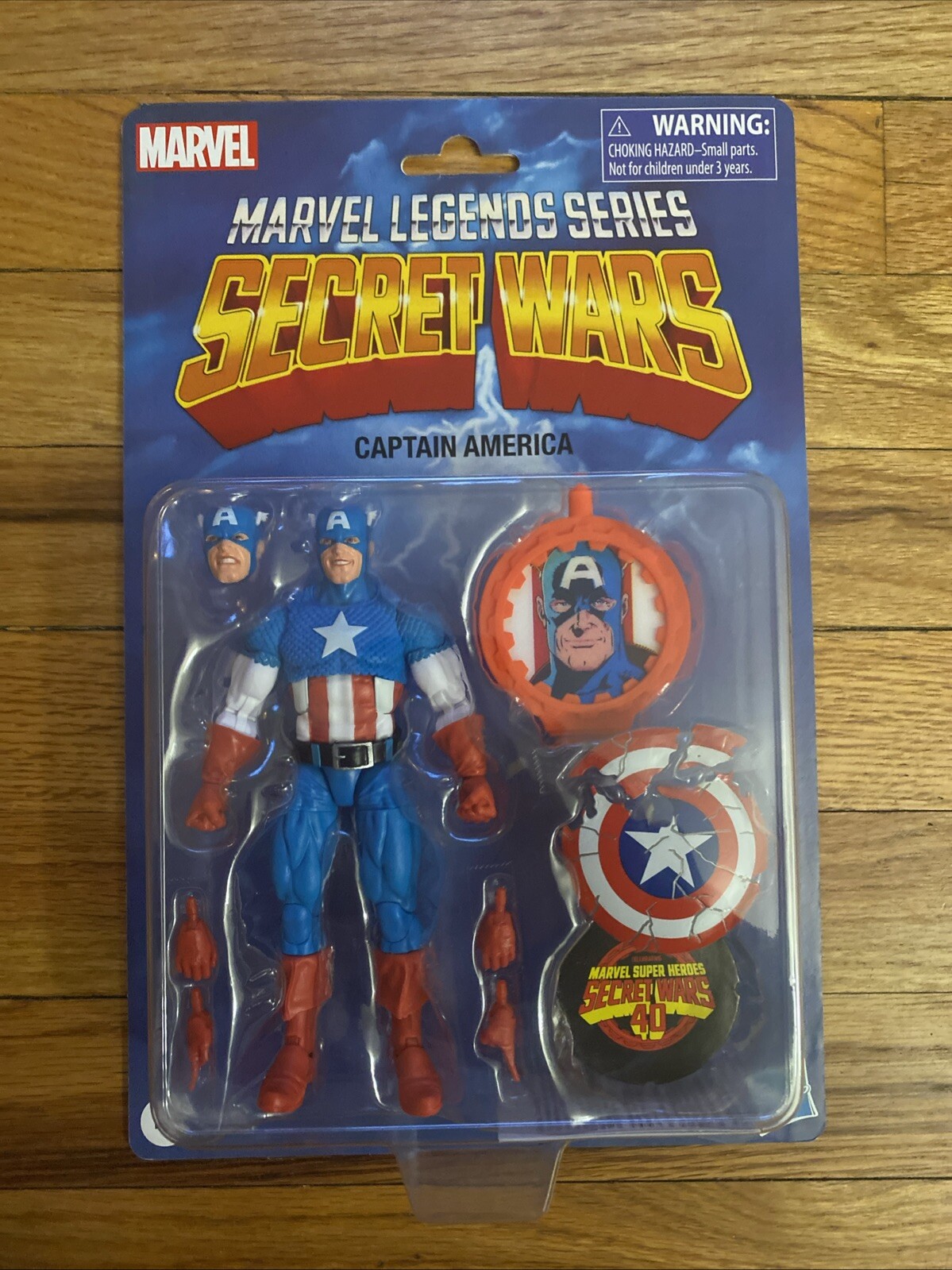 Marvel Legends Secret Wars CAPTAIN AMERICA Retro 6″ Figure Wave 1 New Hasbro