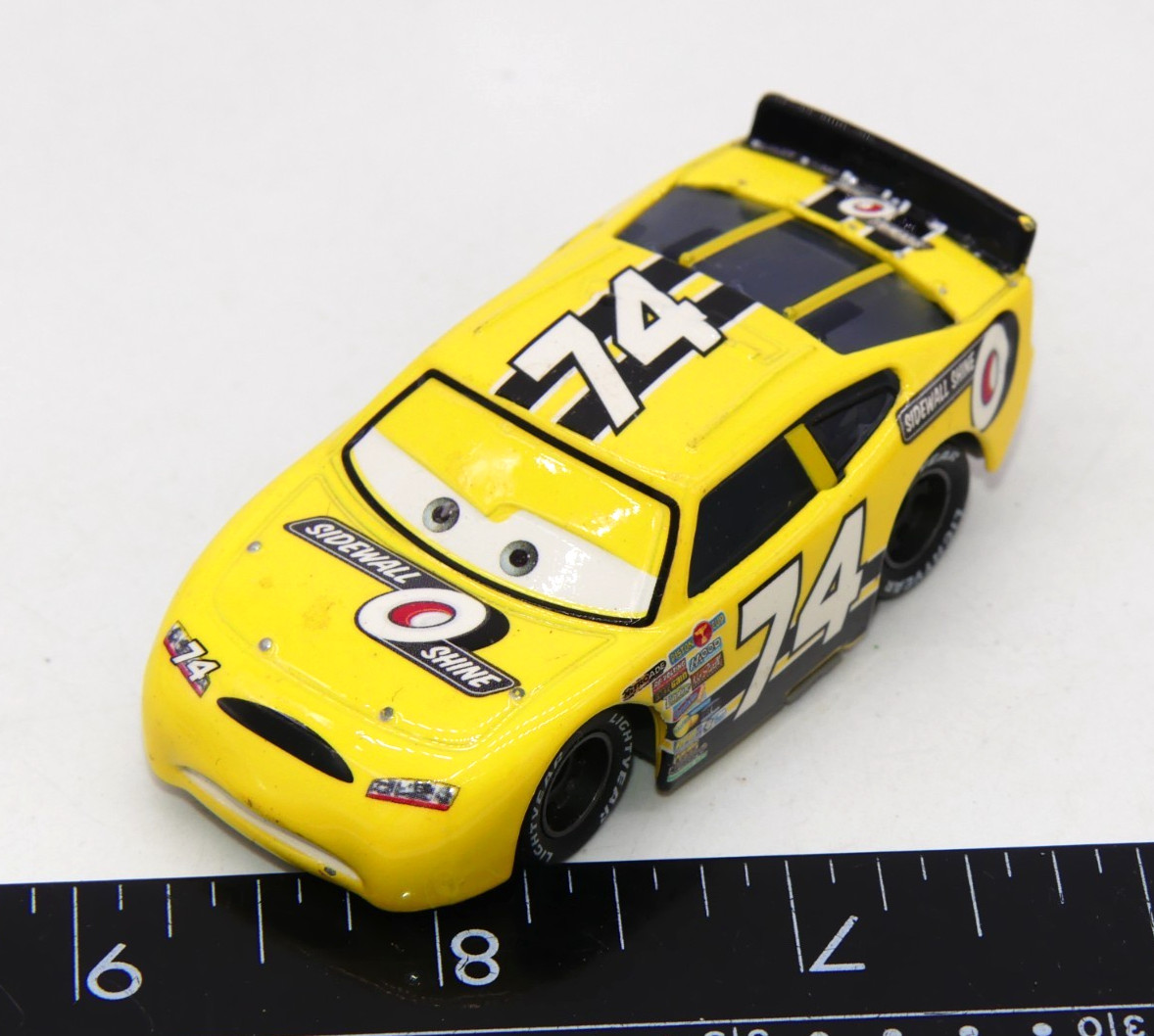 Official Disney Pixar Cars Slider Petrolski Sidewall Shine Diecast Race Car
