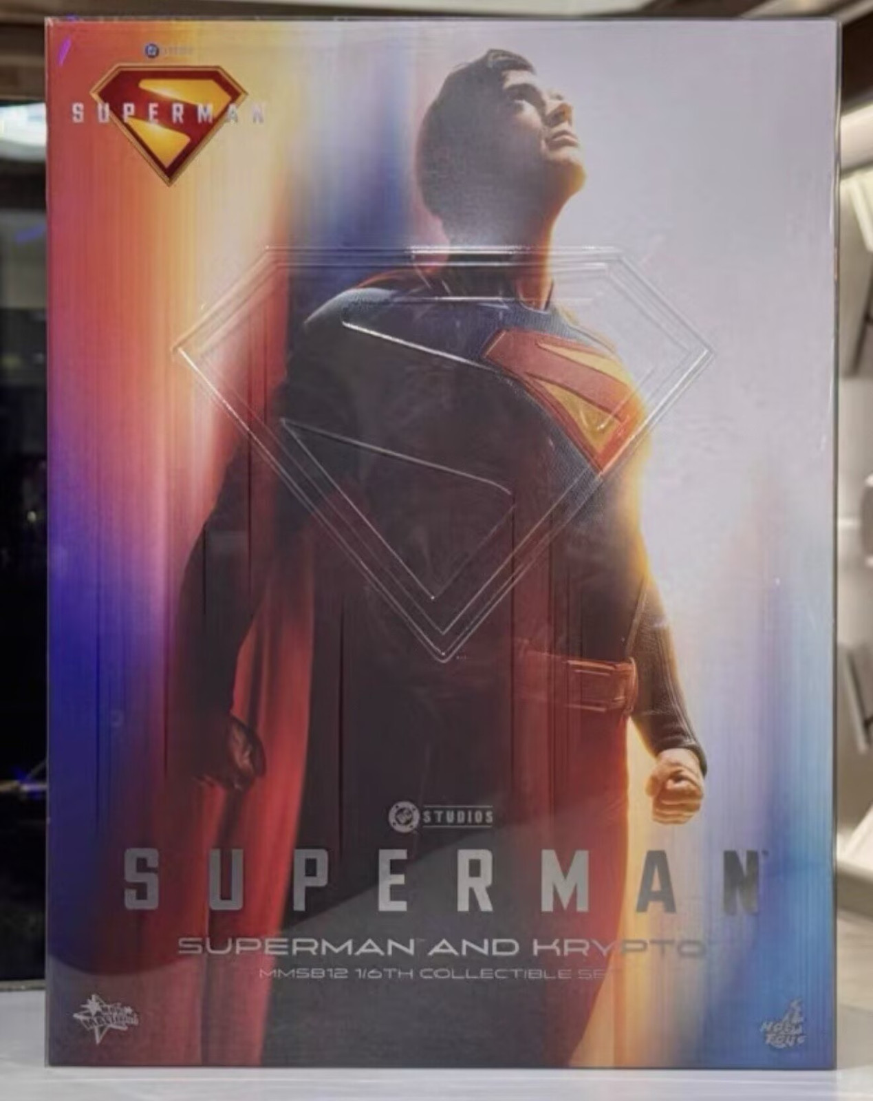 New Hot Toys MMS812 Super Man Superman & Krypto 1/6 Action Figure in stock