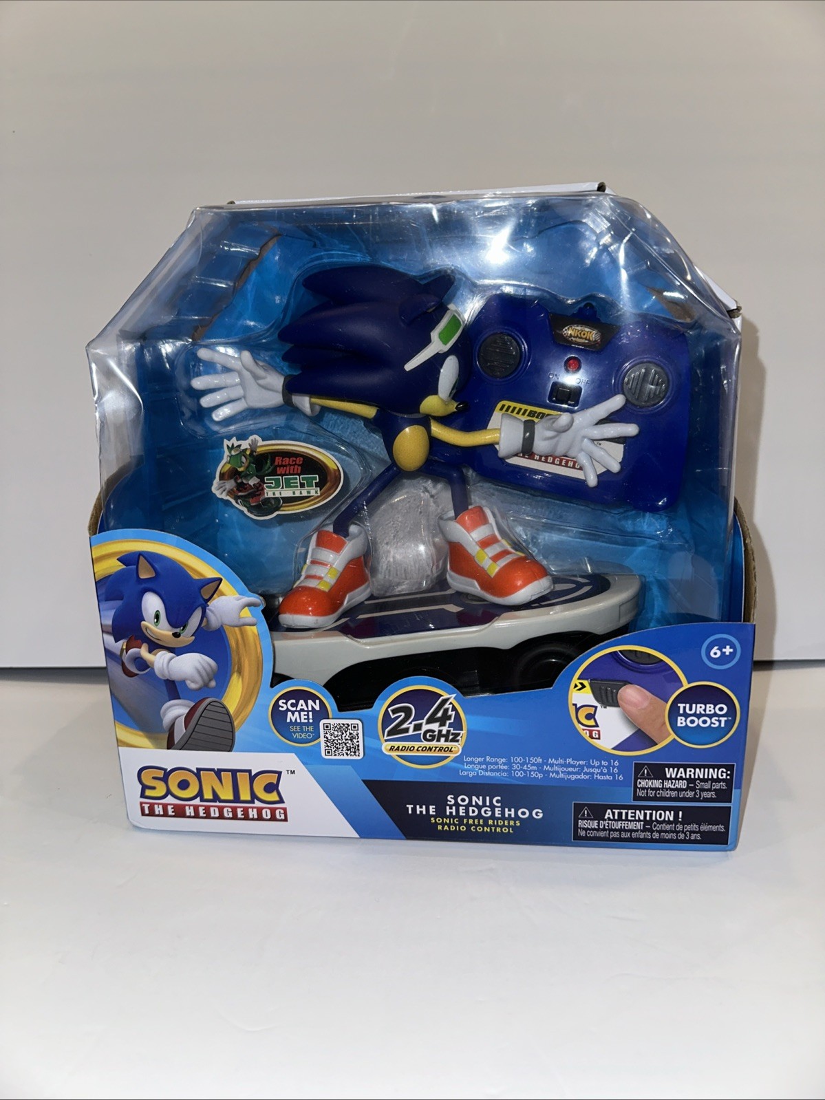 Sonic The Hedgehog Rider Radio Control Brand New In Box Batteries Included!🔥