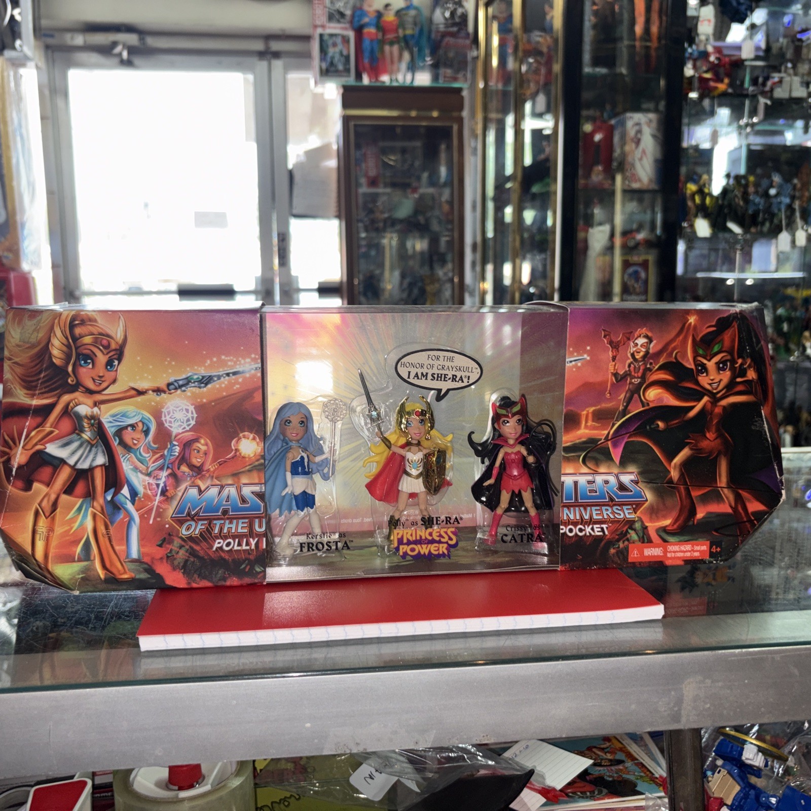 Mattel DC Comics Polly Pocket Masters Of The Universe She-Ra SDCC 2011 Exclusive