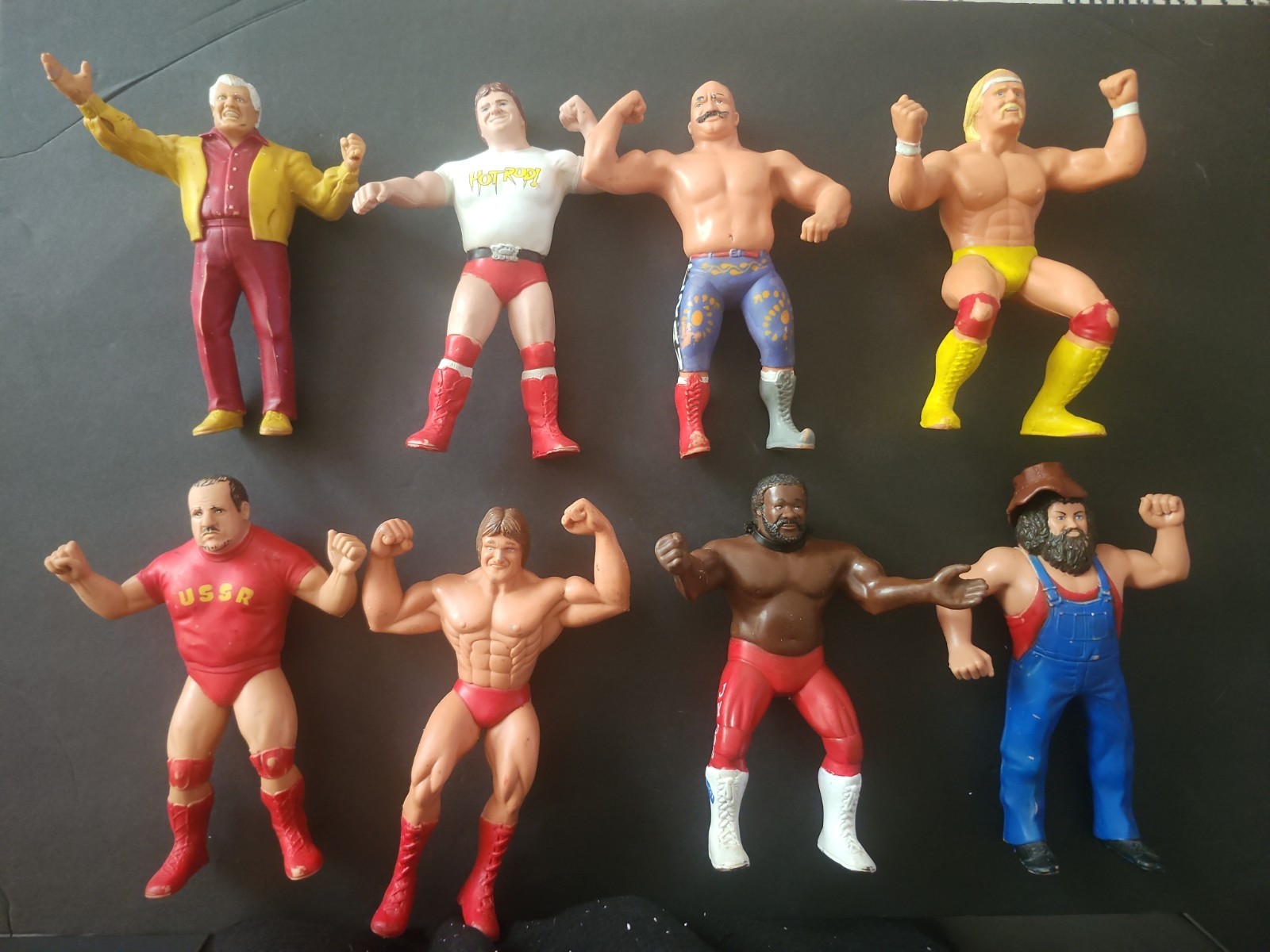 WWF LJN Titan Sports Lot Of 8 1984 8″ Vintage Wrestling Action Figures