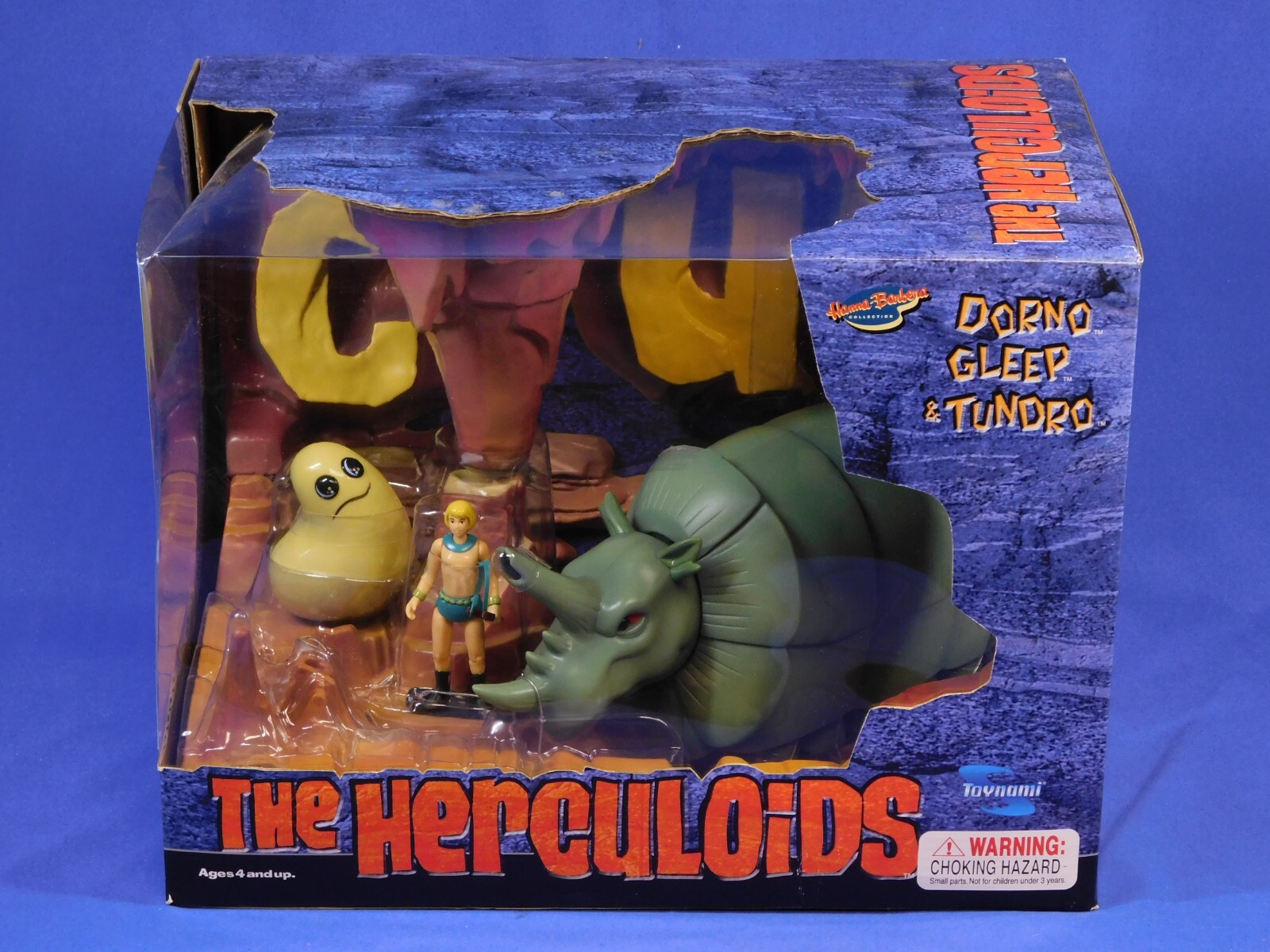 HANNA-BARBERA THE HERCULOIDS PLAYSET DORNO, GLEEP AND TUNDRO FIGURES