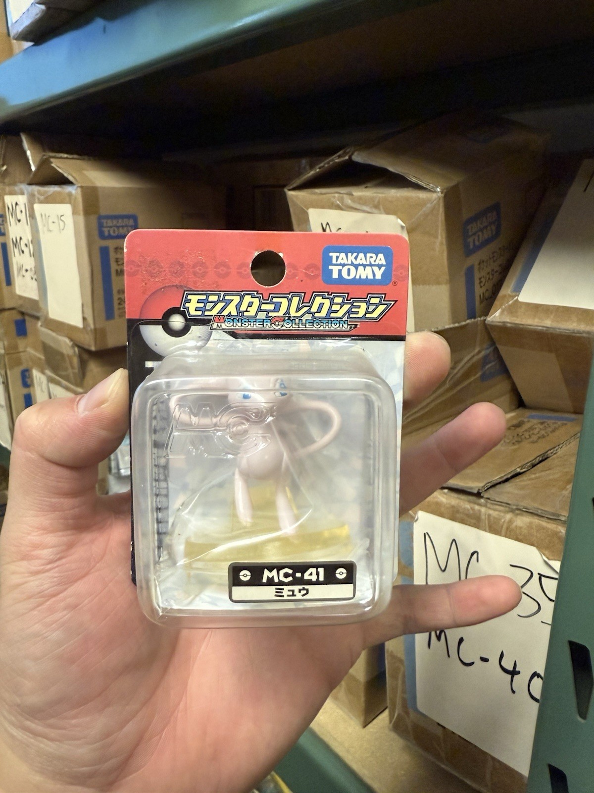 Takara Tomy Pokemon Monster Collection Mc-41 Mew Figure Brand New Rare